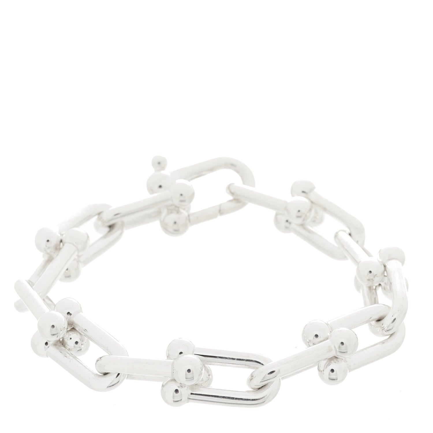 Tiffany Sterling Silver Large HardWear Link Bracelet 1 of 3