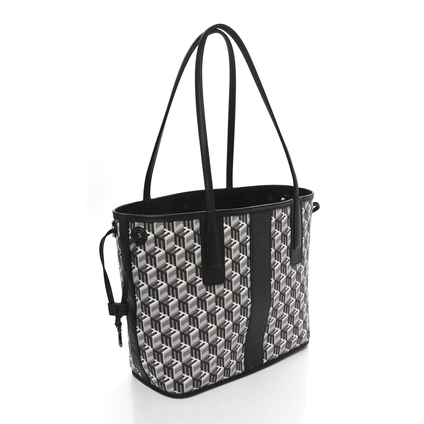 Visetos Small Liz Reversible Shopper Tote Black