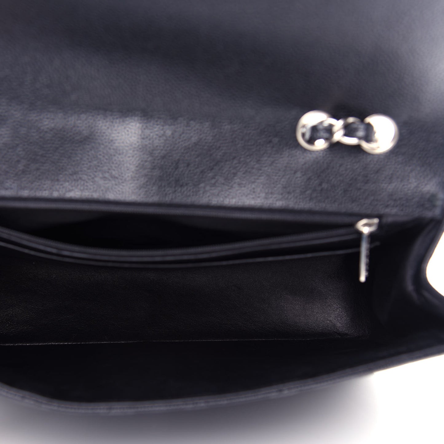 Caviar Quilted Jumbo Single Flap Black