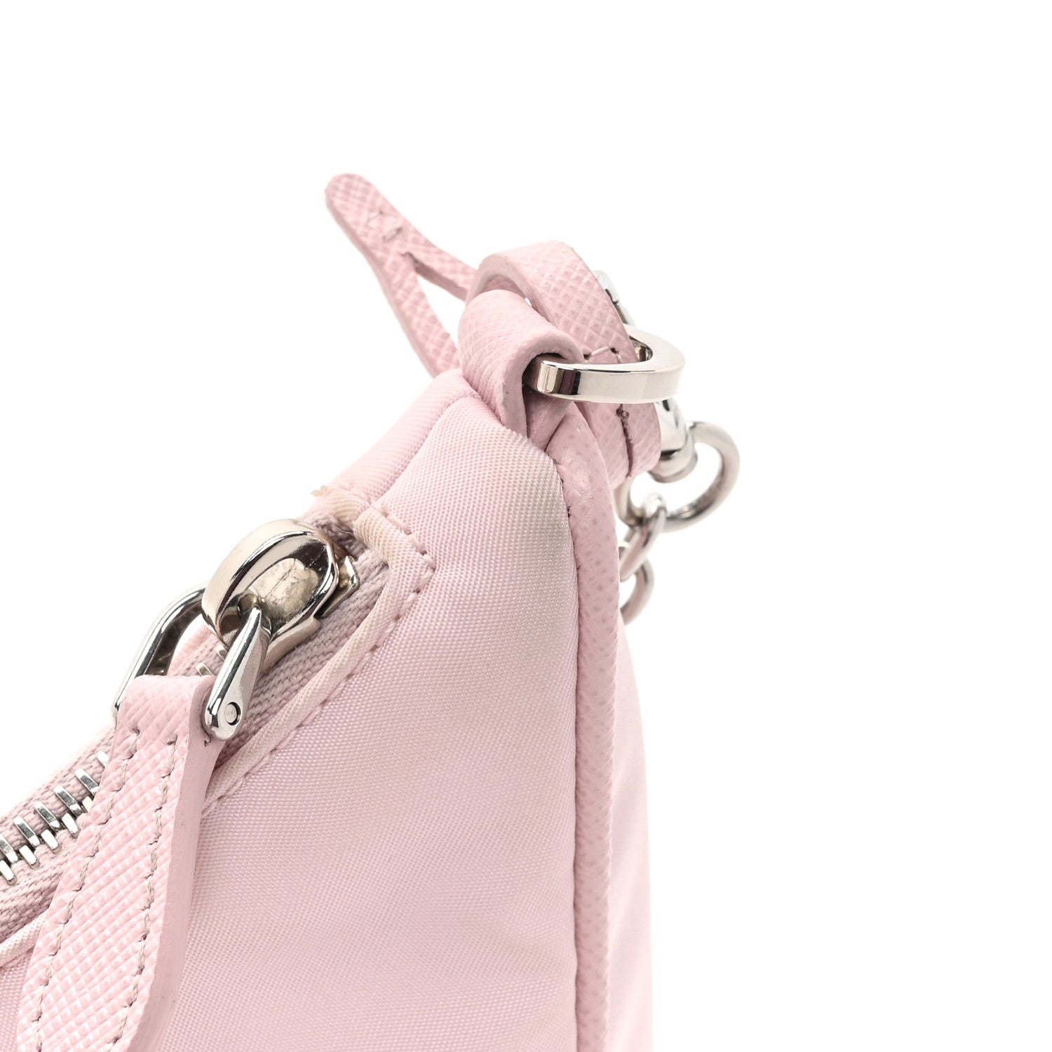 Prada Nylon Re-Edition 2005 Shoulder Bag Alabastro 10 of 10