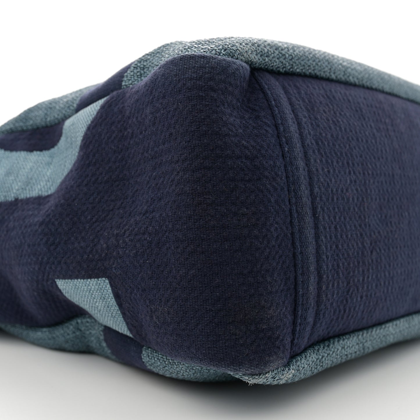 Canvas Large Shopping Tote Dark Blue