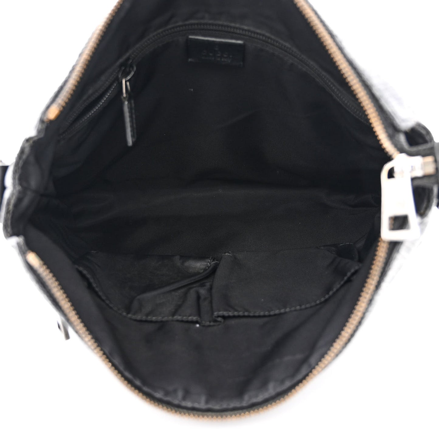 GG Supreme Monogram Crossbody Messenger Bag Black Grey