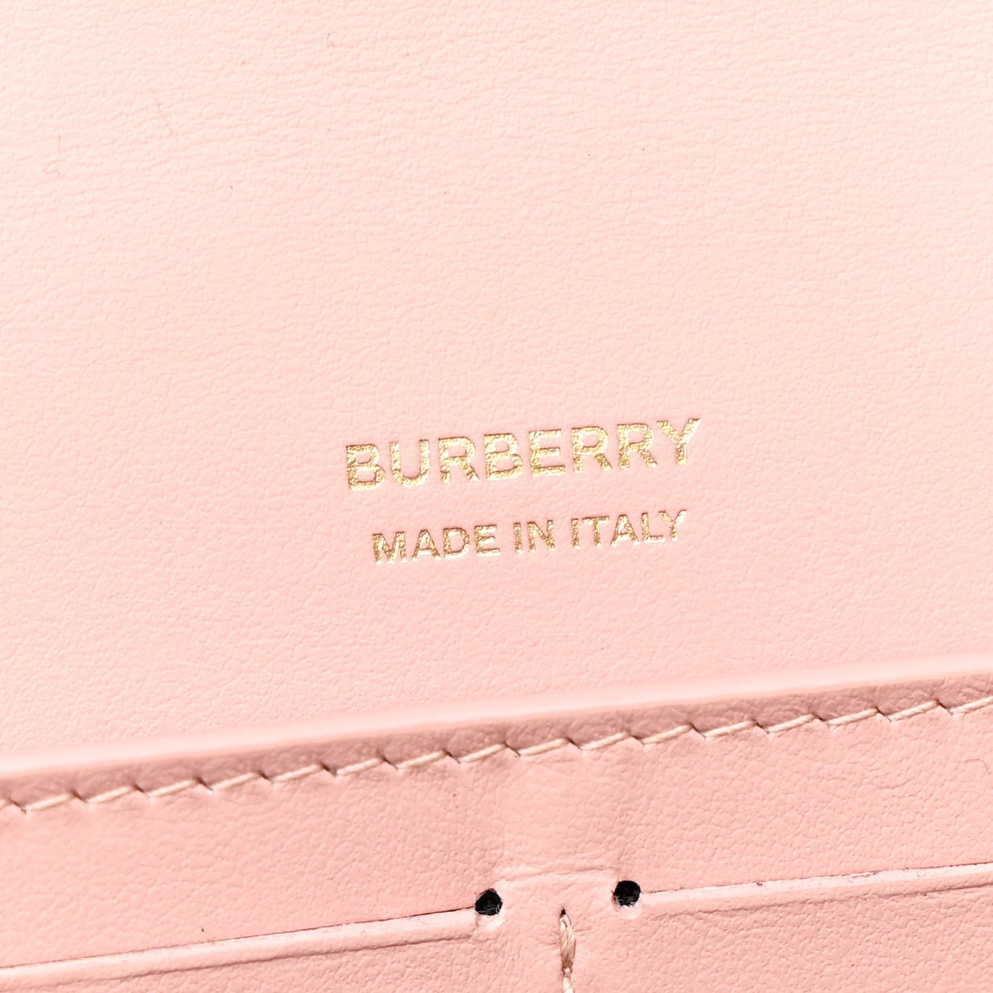 Lambskin Quilted Lola Chain Wallet Blush Pink