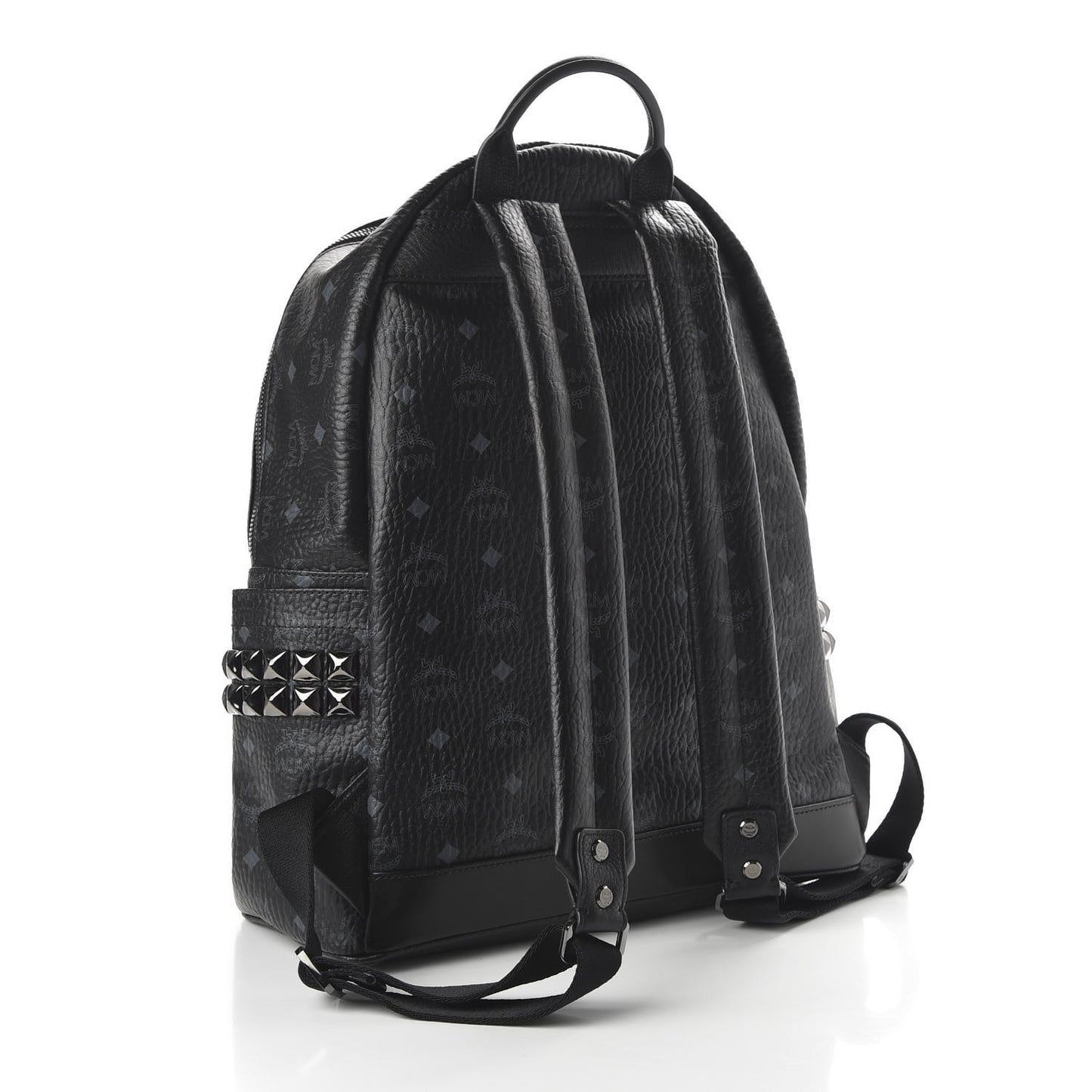 Visetos Medium Side Studs Stark Backpack Black