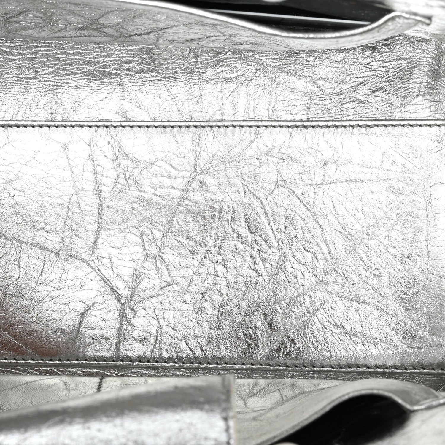 Christian Dior Metallic Calfskin Medium Diorever Flap Silver 5 of 21