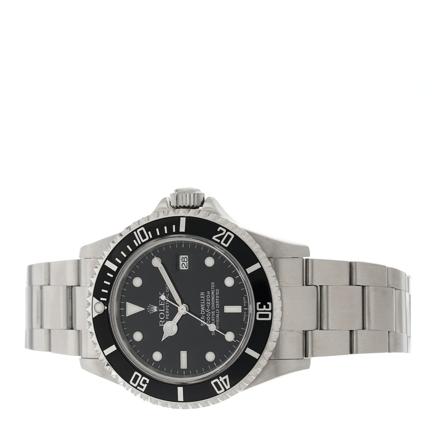 Rolex Stainless Steel 40mm Sea-Dweller Oyster Perpetual Watch Black 16600 2 of 4