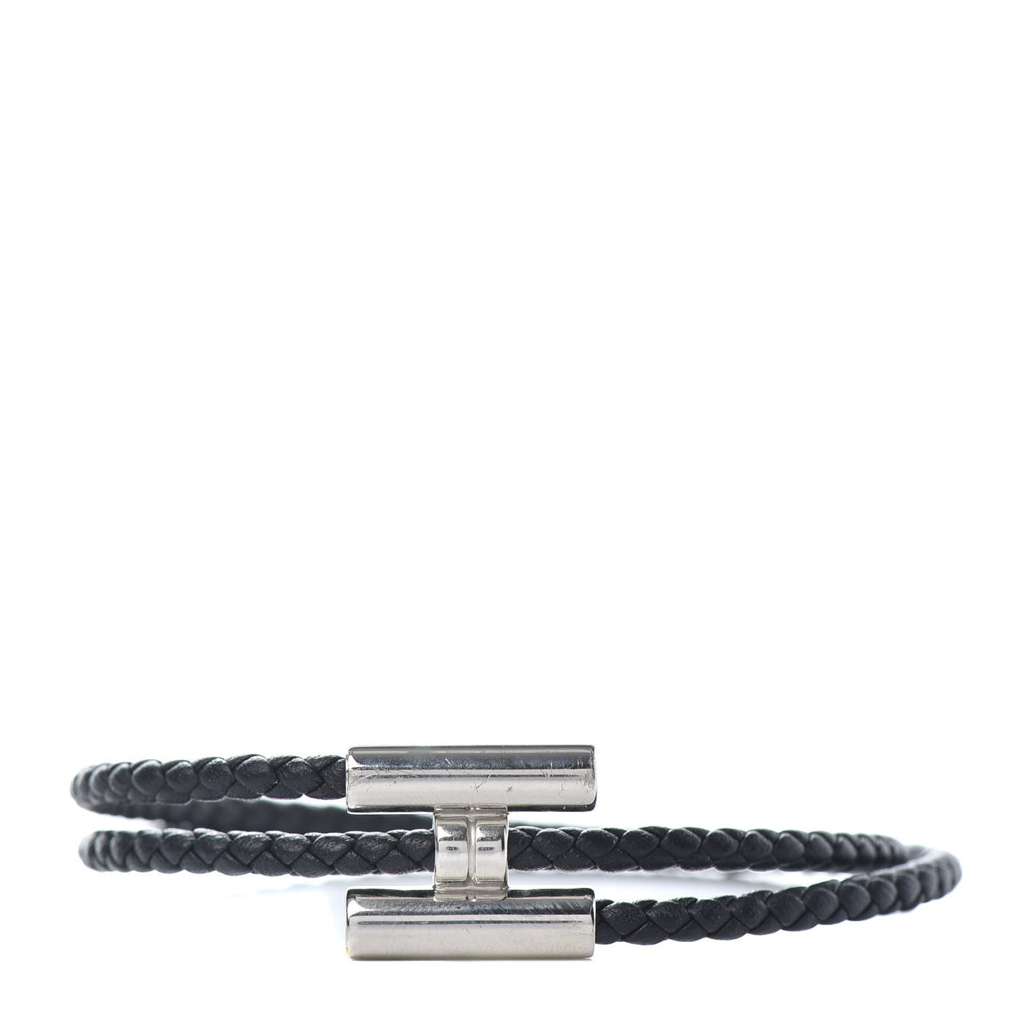 Swift Double Wrap Cord Tournis Tresse Bracelet T6 Black