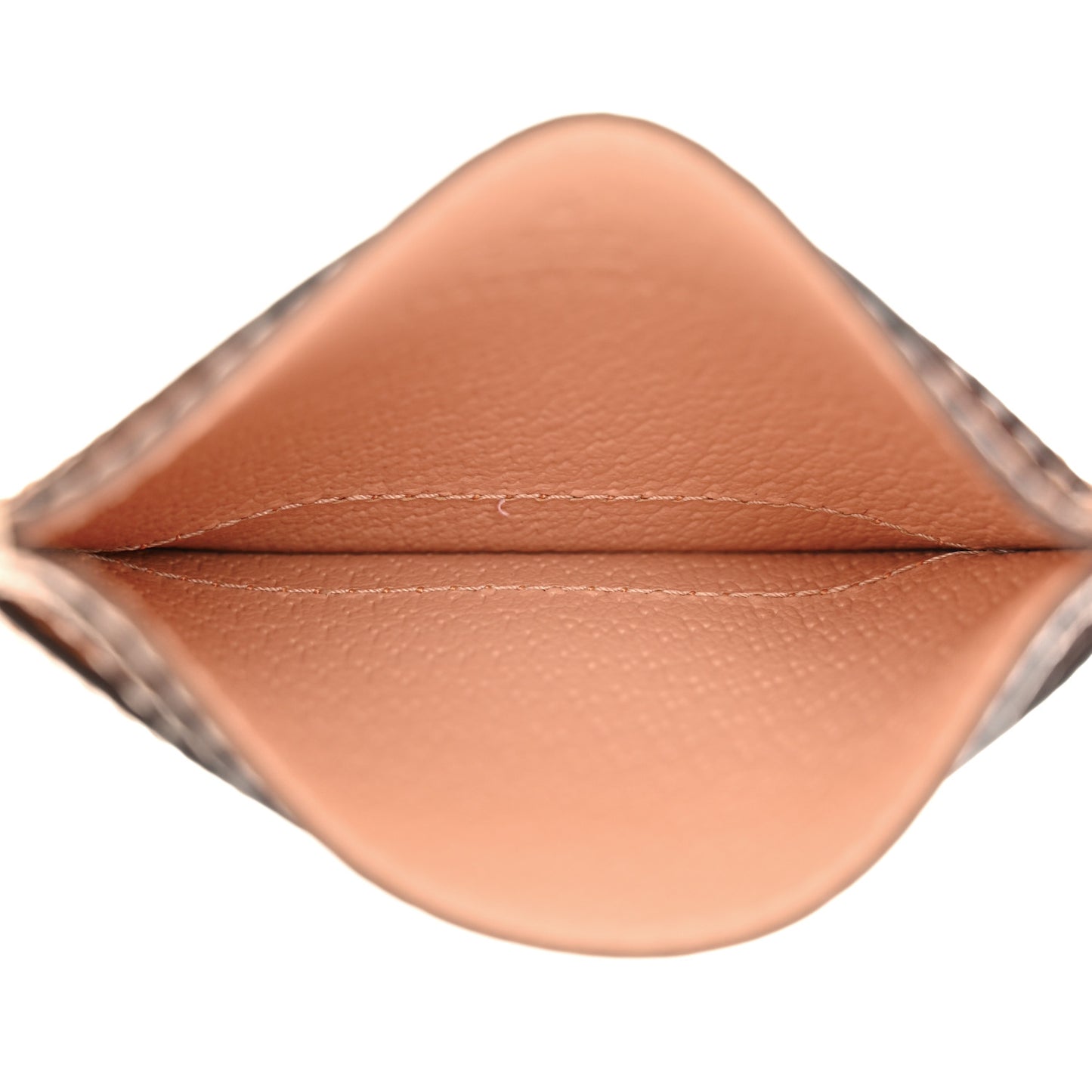 Monogram Textured Dollar Calfskin Web Ophidia Card Holder Cloche Rose Pink