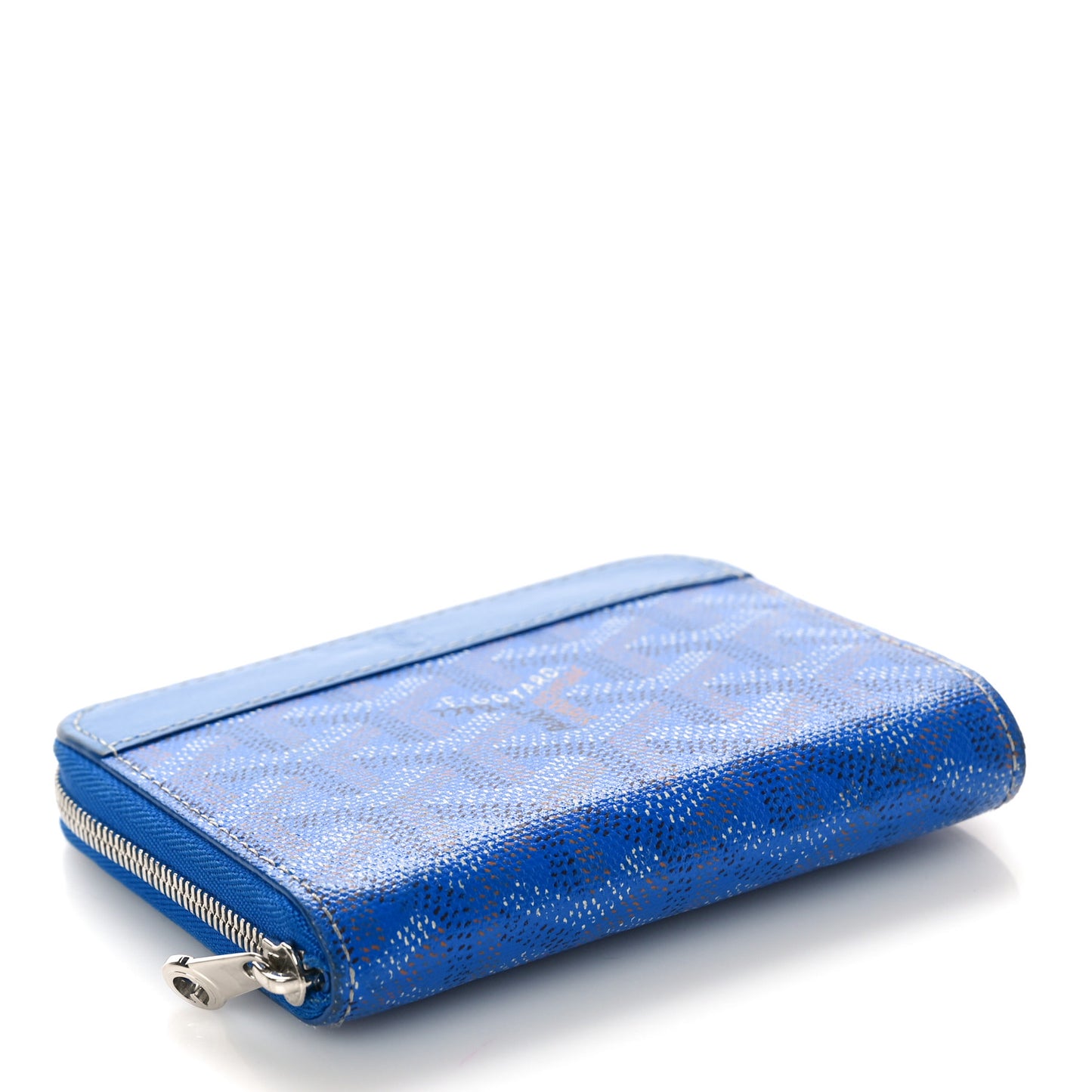 Goyardine Matignon PM Wallet Blue