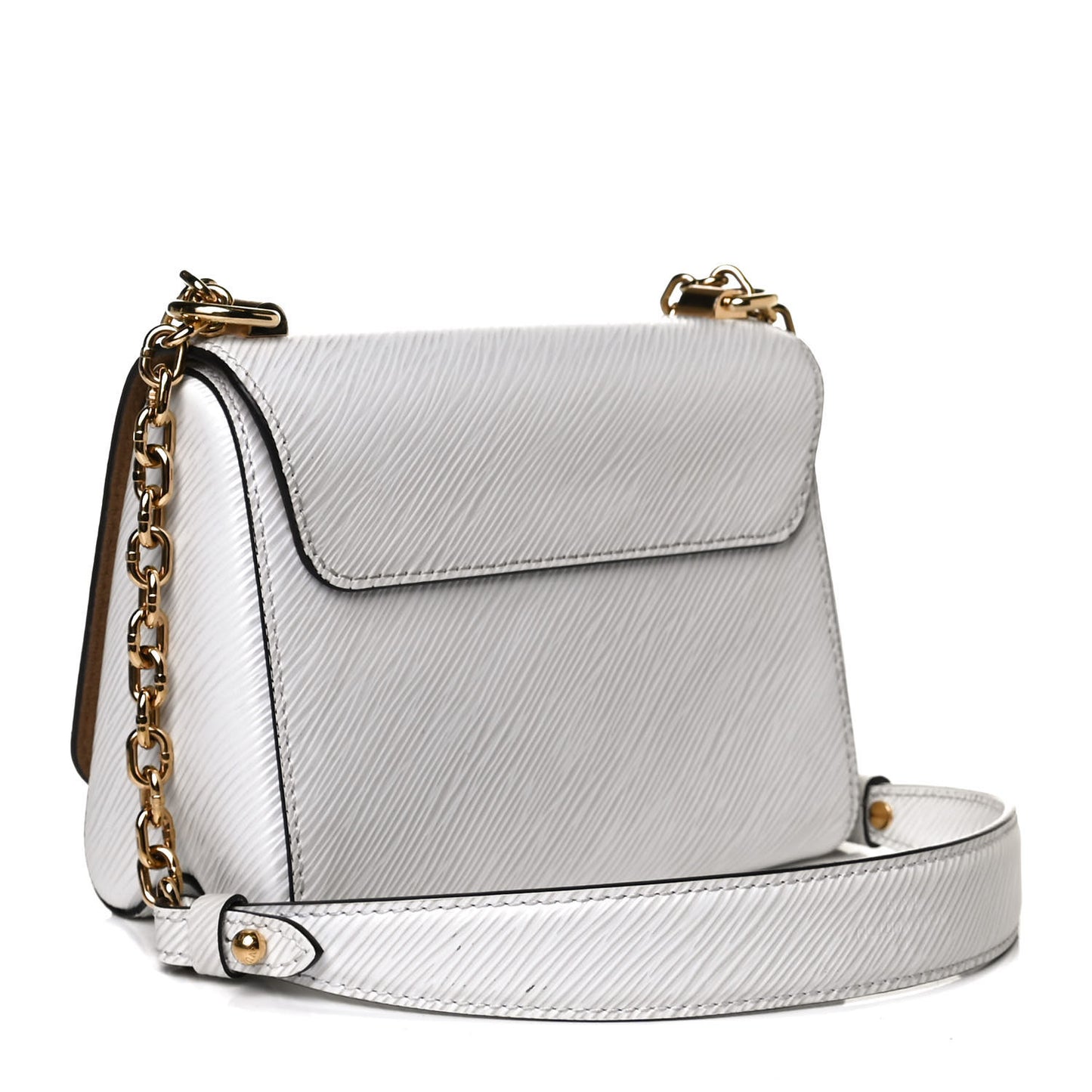 Epi Twist Shoulder Bag MM White