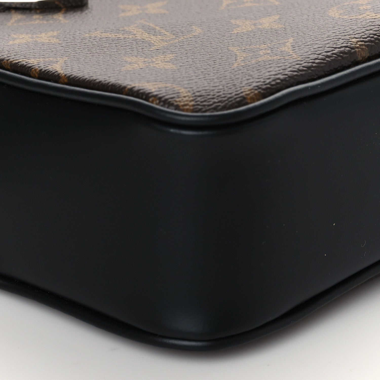 Louis Vuitton Monogram Macassar Kasai Clutch Black 8 of 9