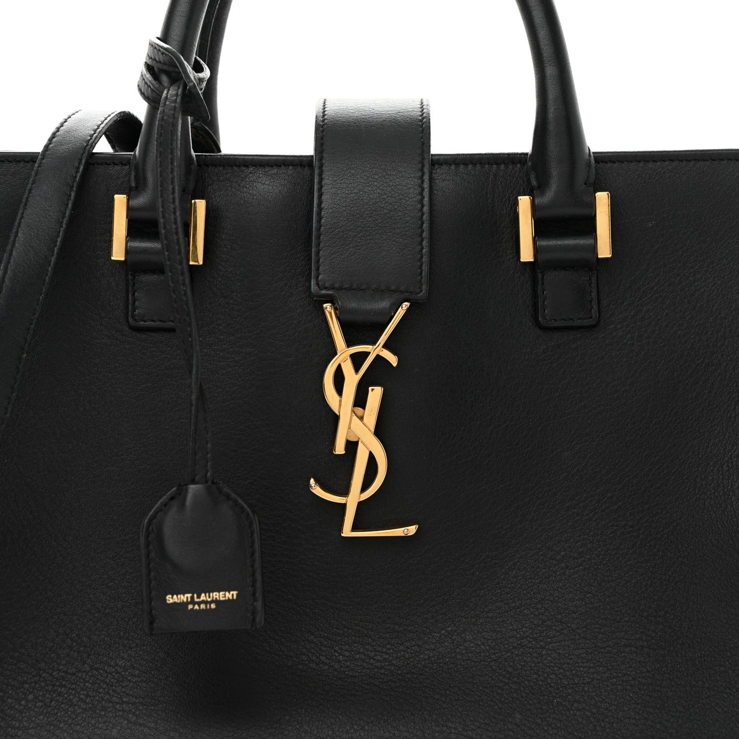 Calfskin Monogram Baby Cabas Black