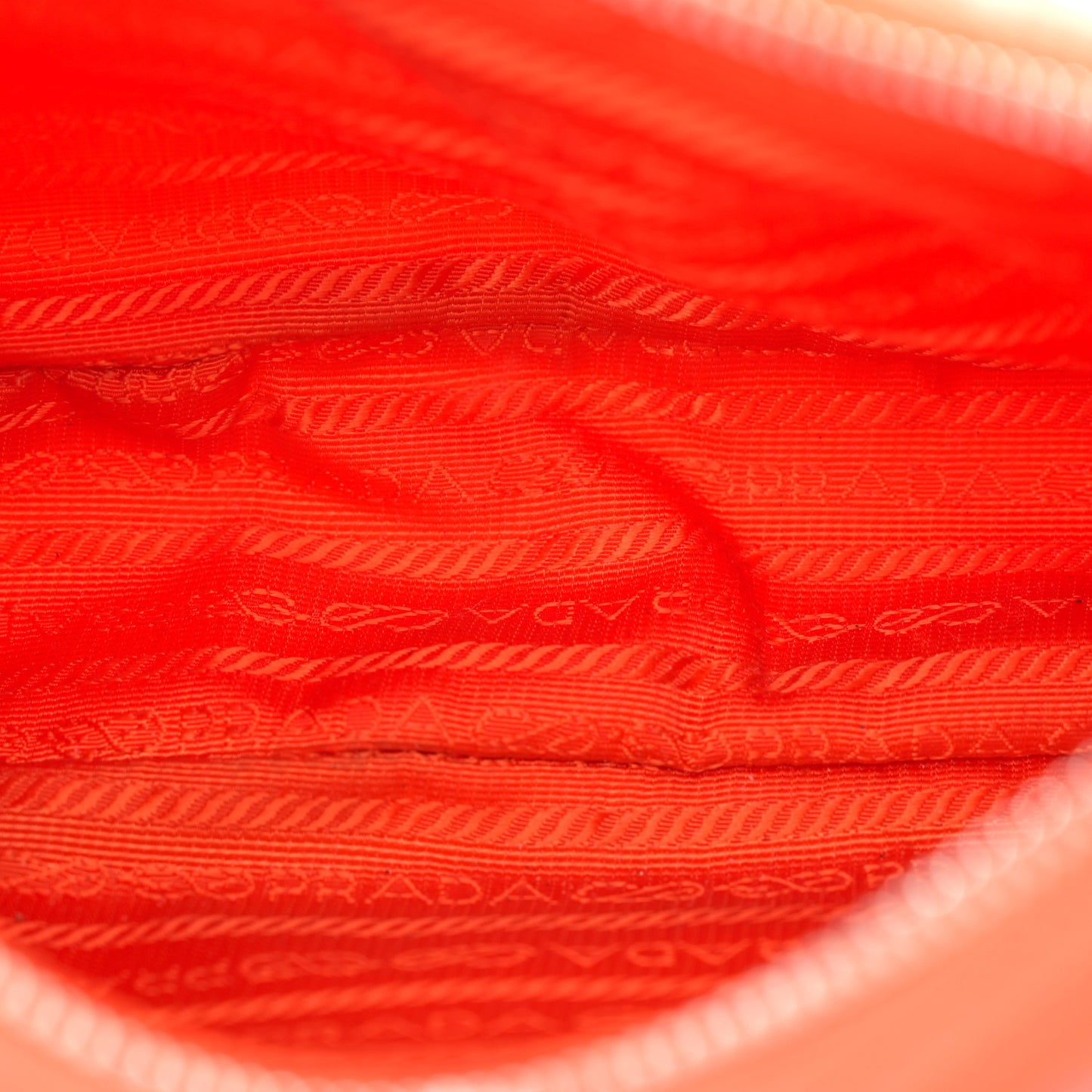 Re-Nylon Saffiano Mini Re-Edition 2005 Bag Arancio
