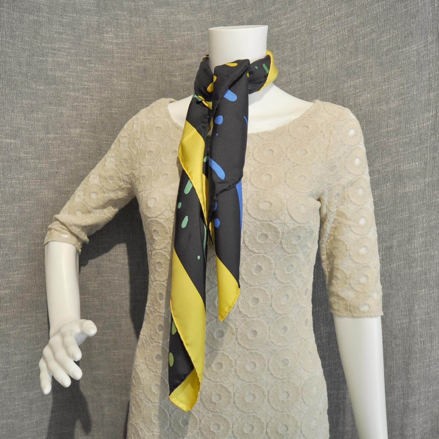 Hermes Silk Graff Graffiti Scarf 90 6 of 6