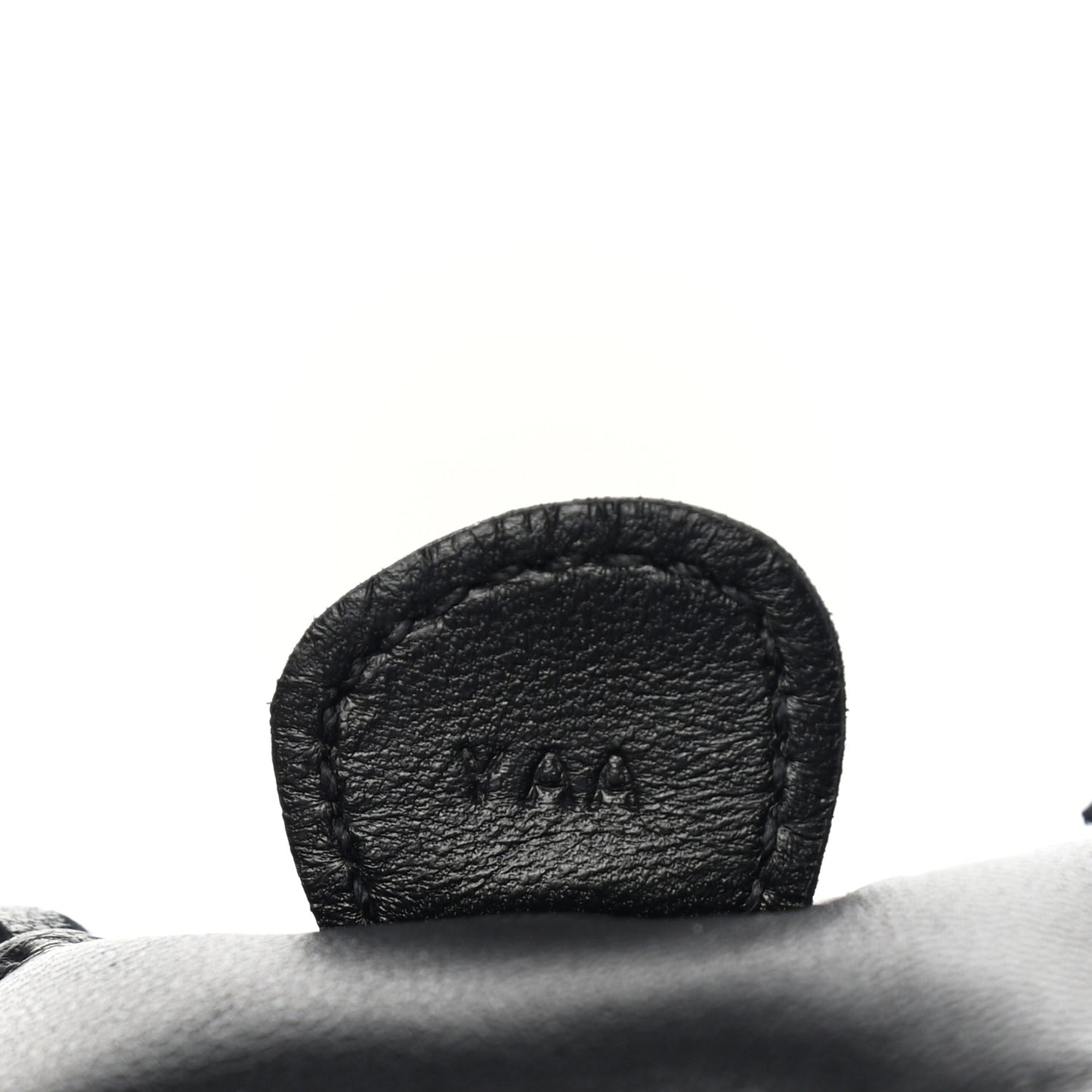 Milo Lambskin Grigri Rodeo Horse Bag Charm PM So Black