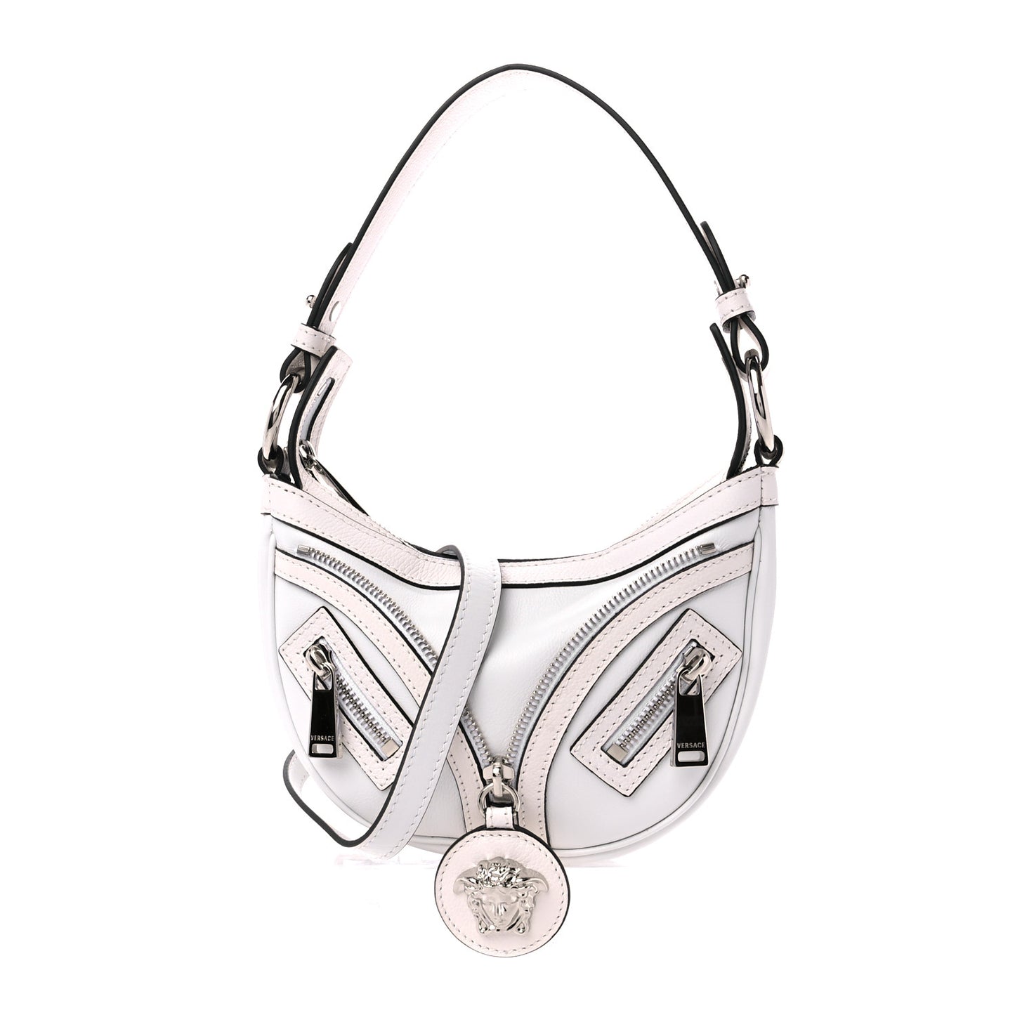 Calfskin La Medusa Archive Hobo White