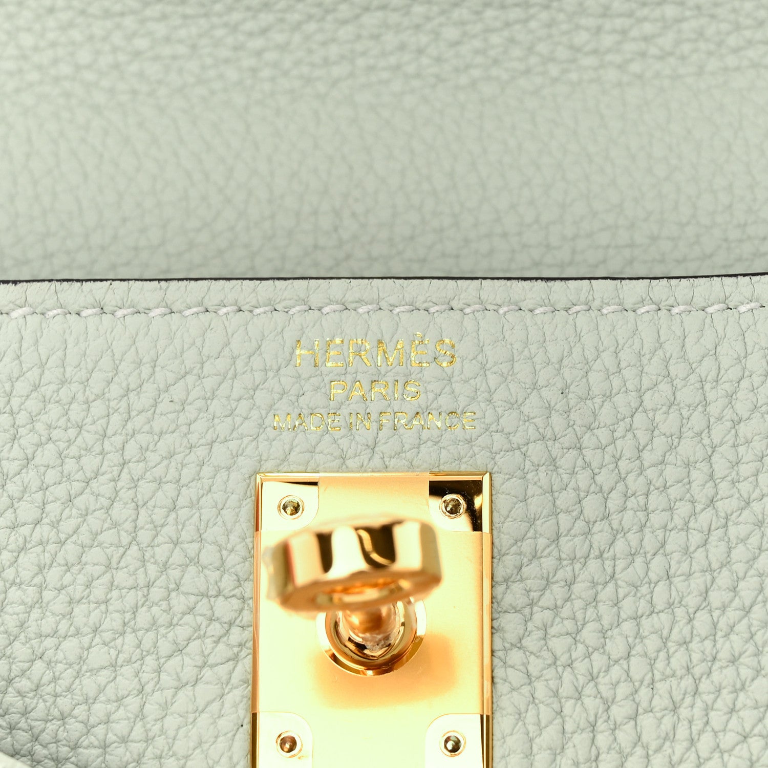 Hermes Togo Kelly Retourne 25 Gris Neve 6 of 11