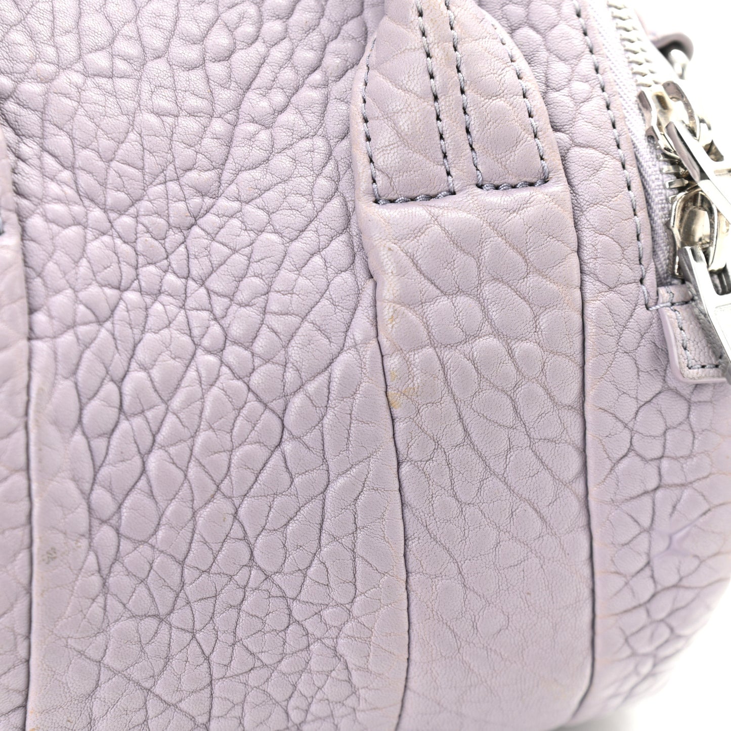 Pebbled Lambskin Mini Rockie Lavender Rodhium Hardware