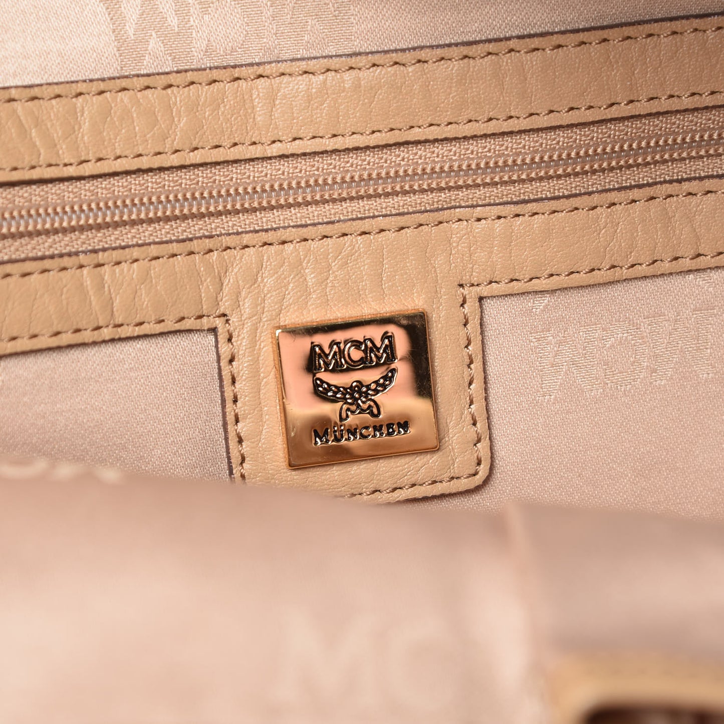 Visetos Medium Studded Stark Backpack Beige