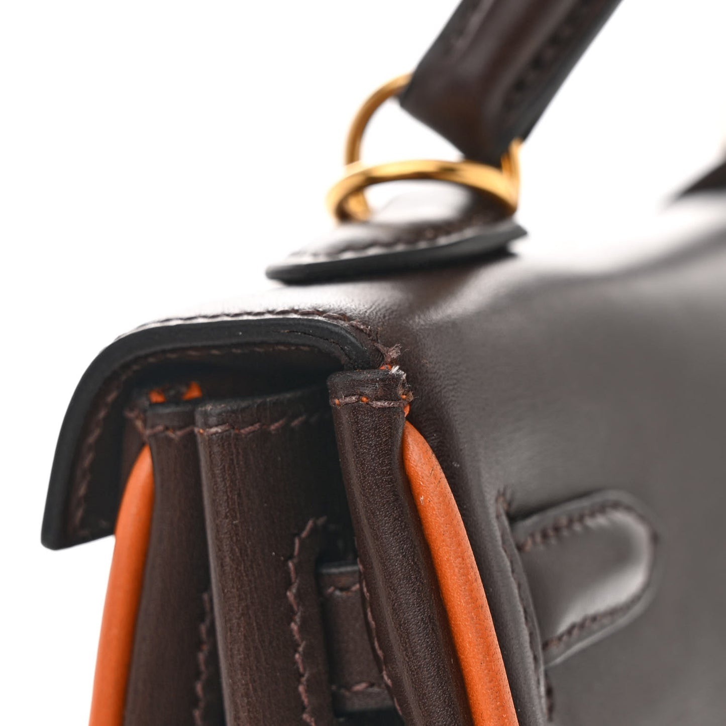 Box Bi-Color Kelly Retourne 25 Chocolate Orange