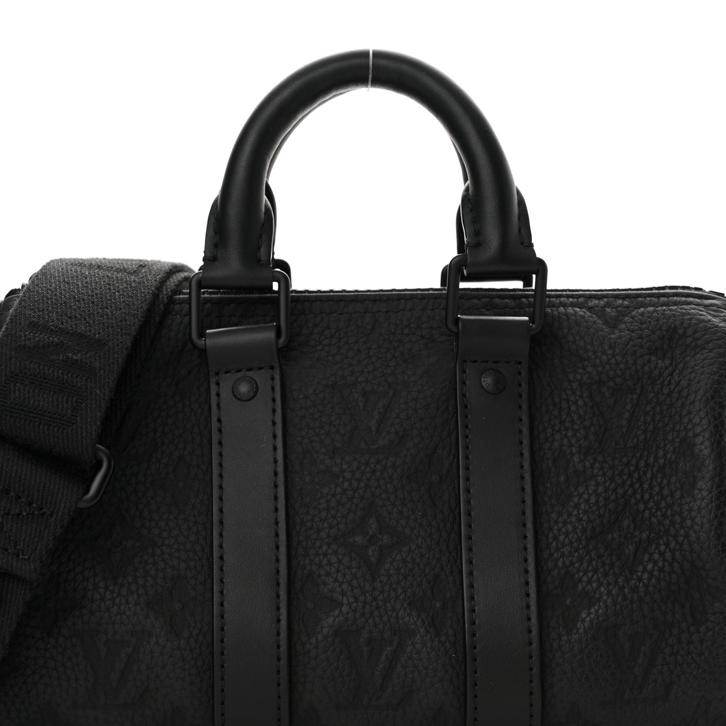 Monogram Taurillon Keepall Bandouliere 25 Black