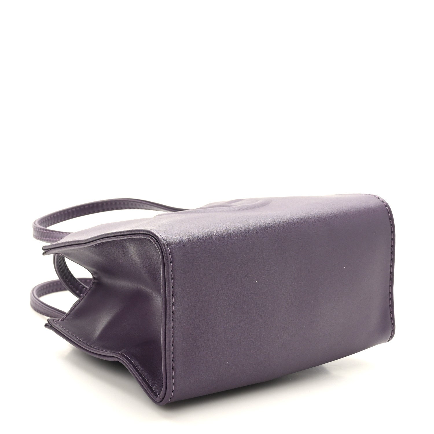 Telfar Vegan Leather Small Shopping Bag Eggplant 4 of 8