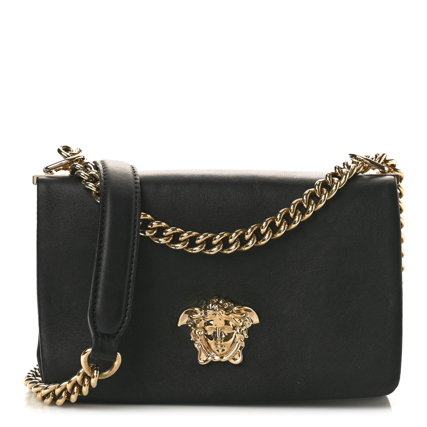 Nappa Palazzo Sultan Shoulder Bag Black