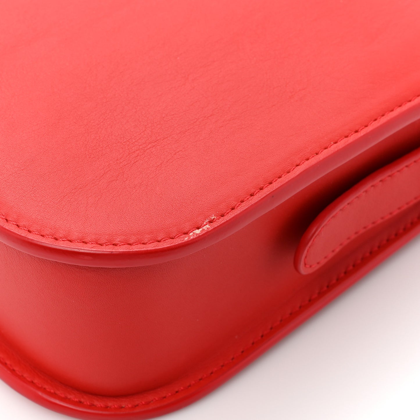 Calfskin Fleur Crossbody Red
