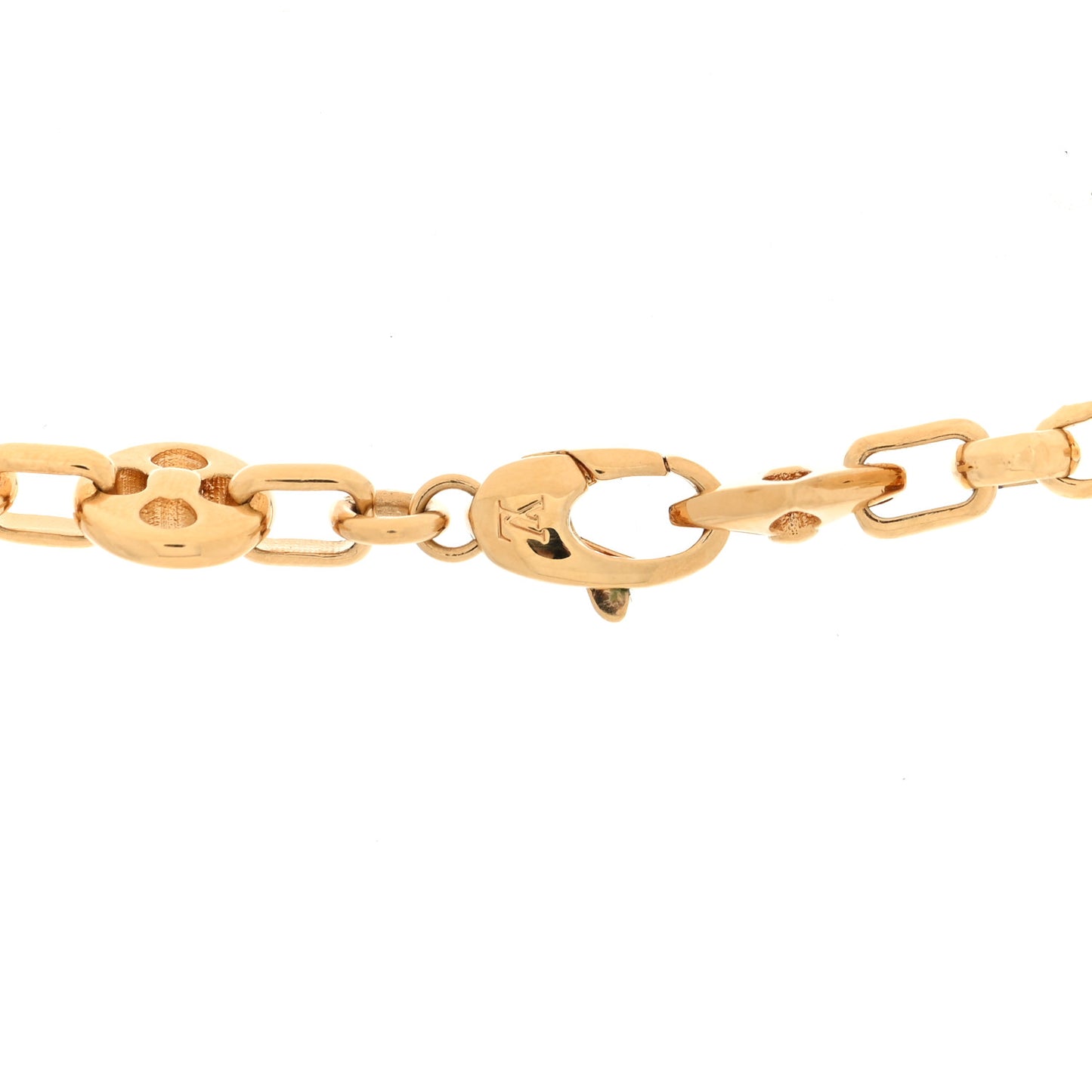 Metal Crazy in Lock Necklace Gold