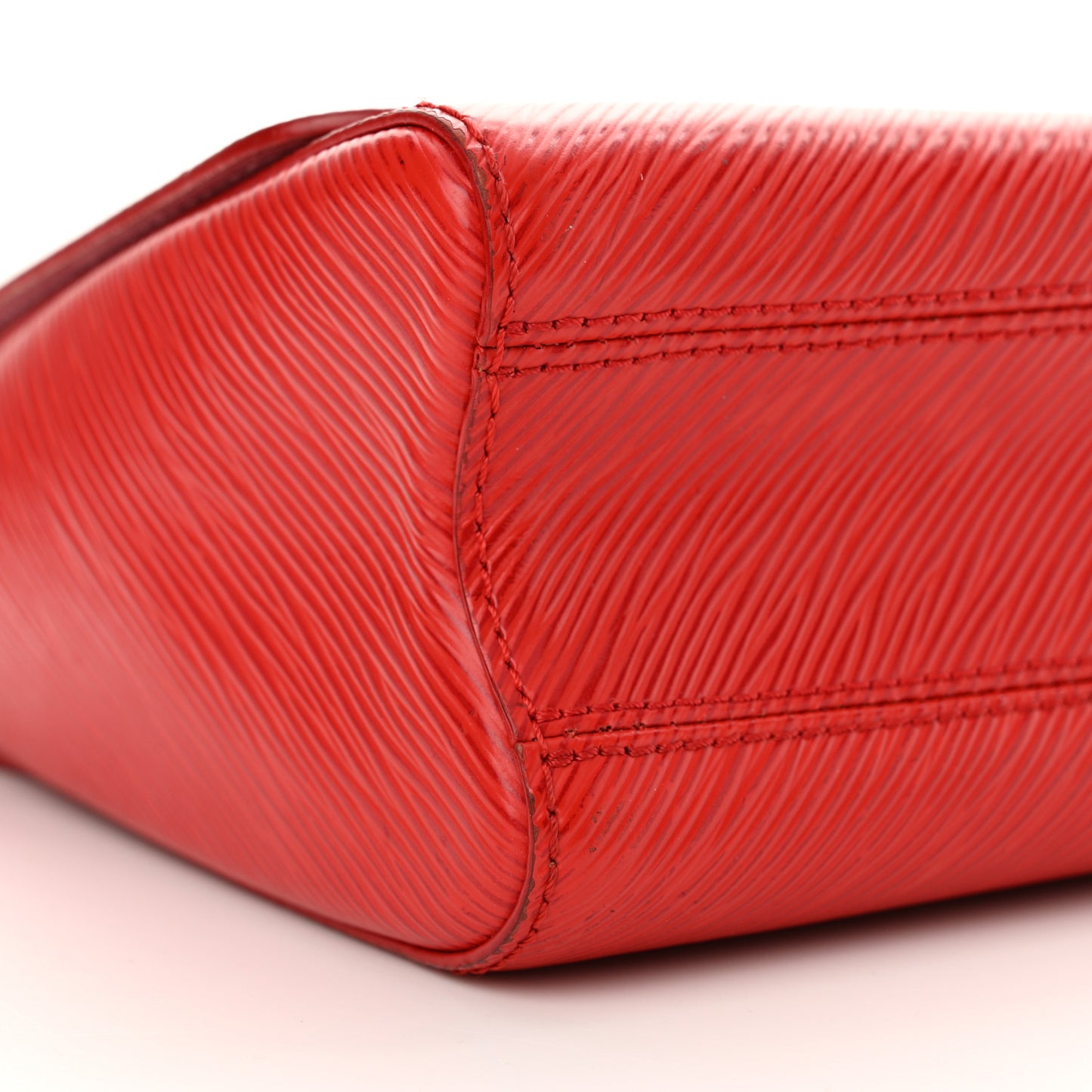 Epi Twist Shoulder Bag MM Coquelicot