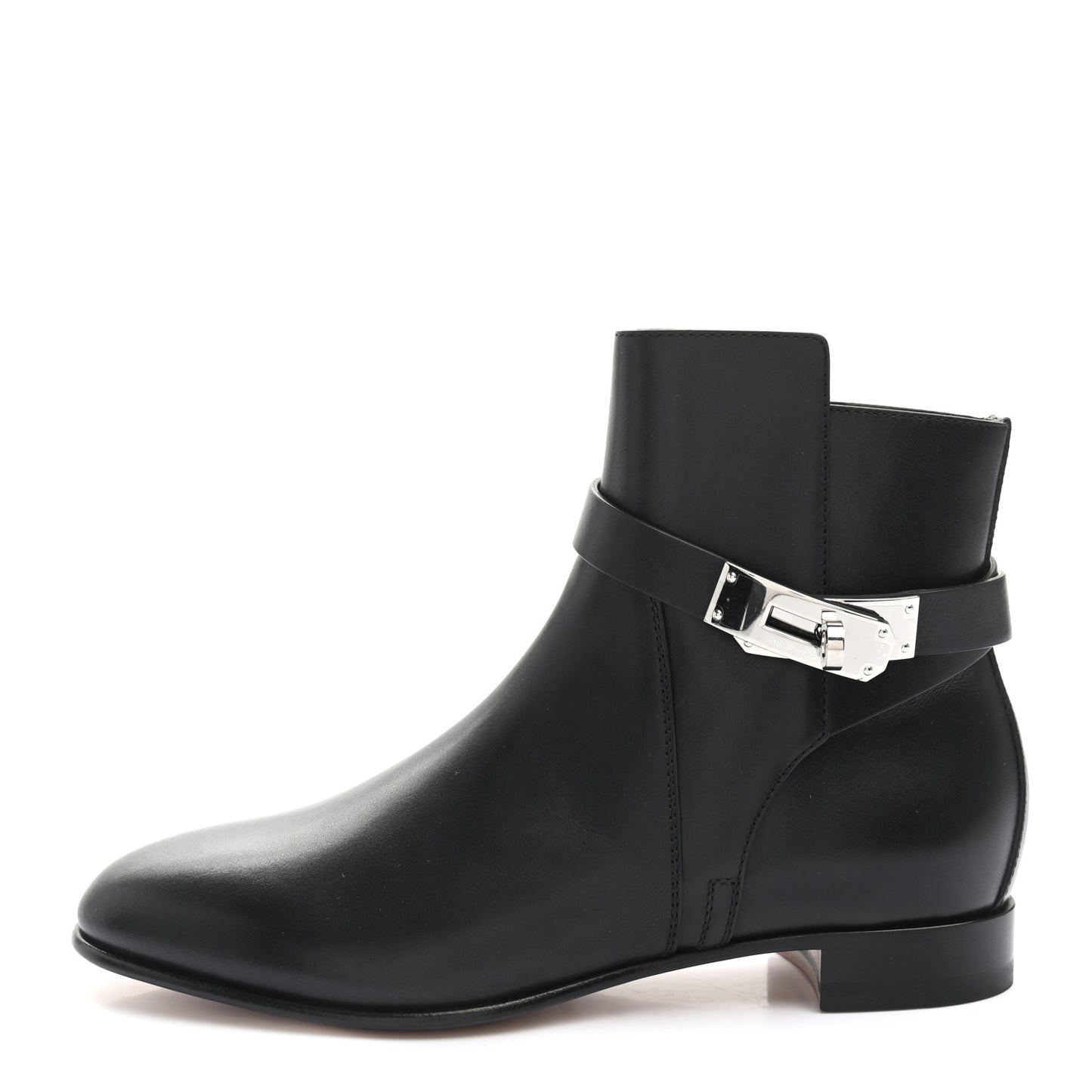 Calfskin Neo Low Boots 35.5 Black