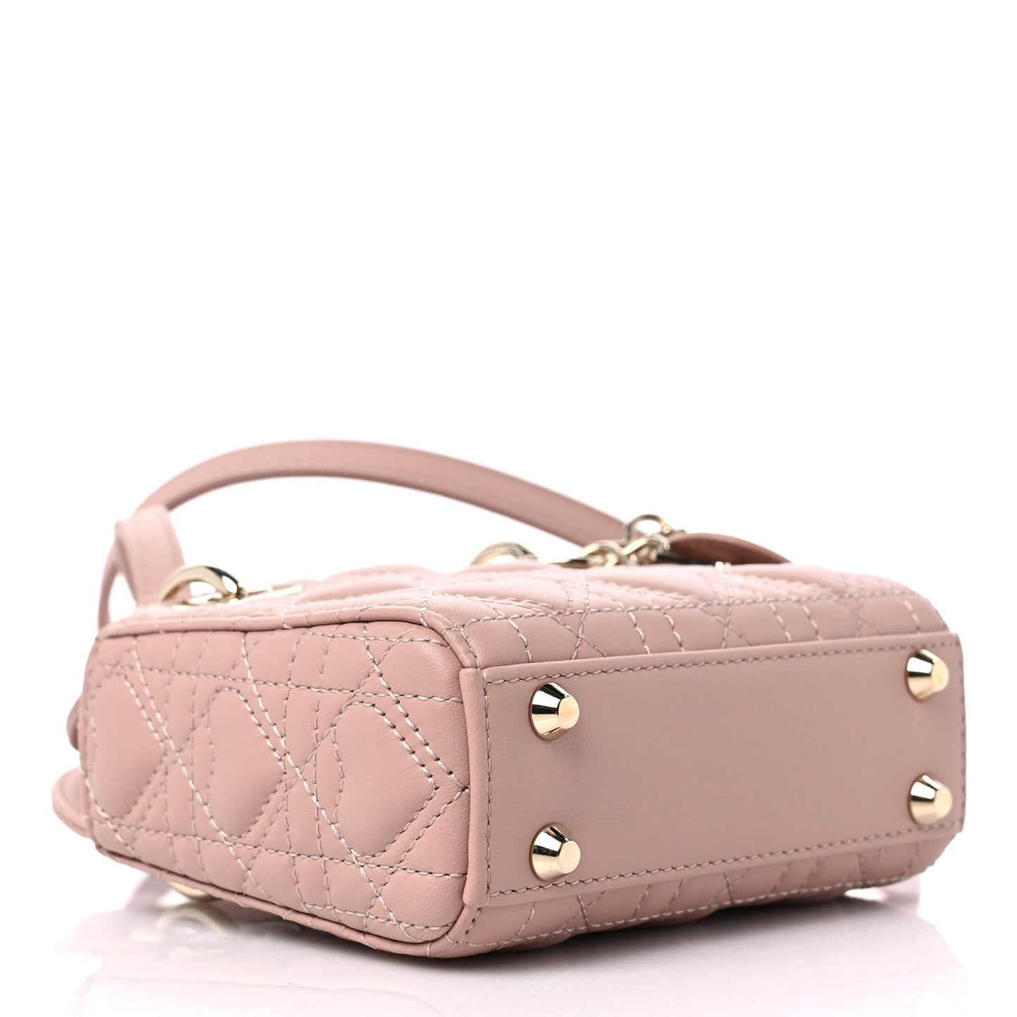 Lambskin Cannage Micro DiorAmour Lady Dior Pink