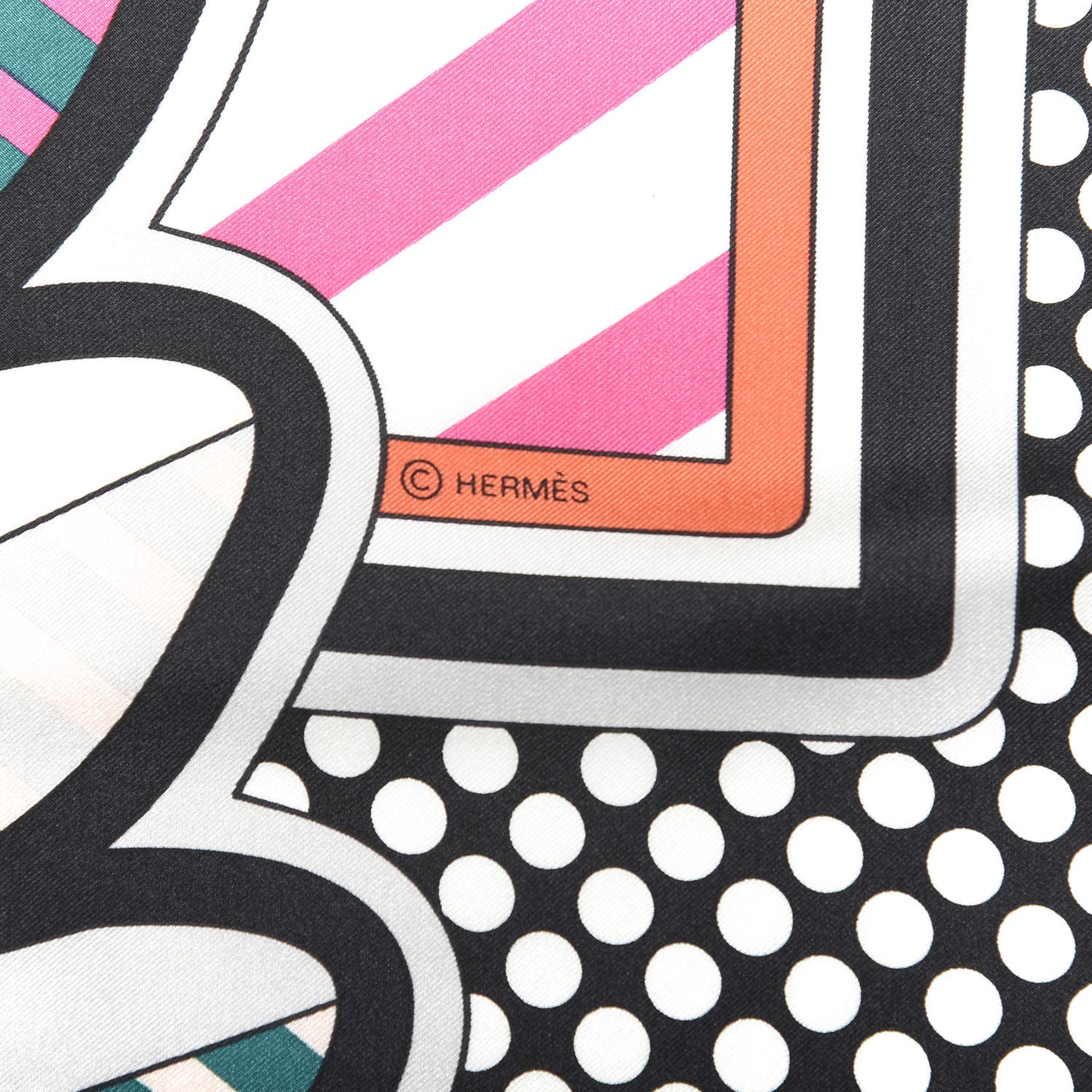 Silk Pegase Pop Scarf 140 Indigo Rose Multicolor