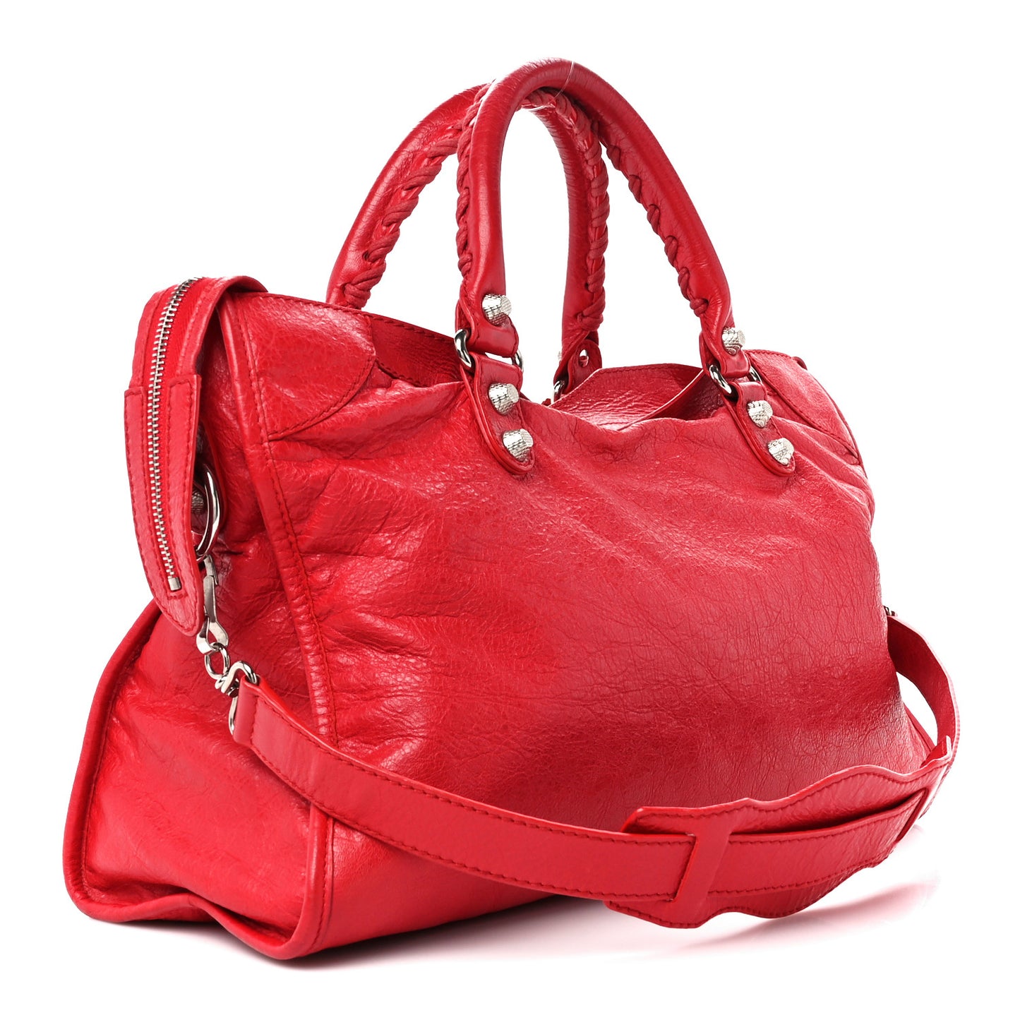 Agneau Giant 12 Silver Hardware City Coquelicot