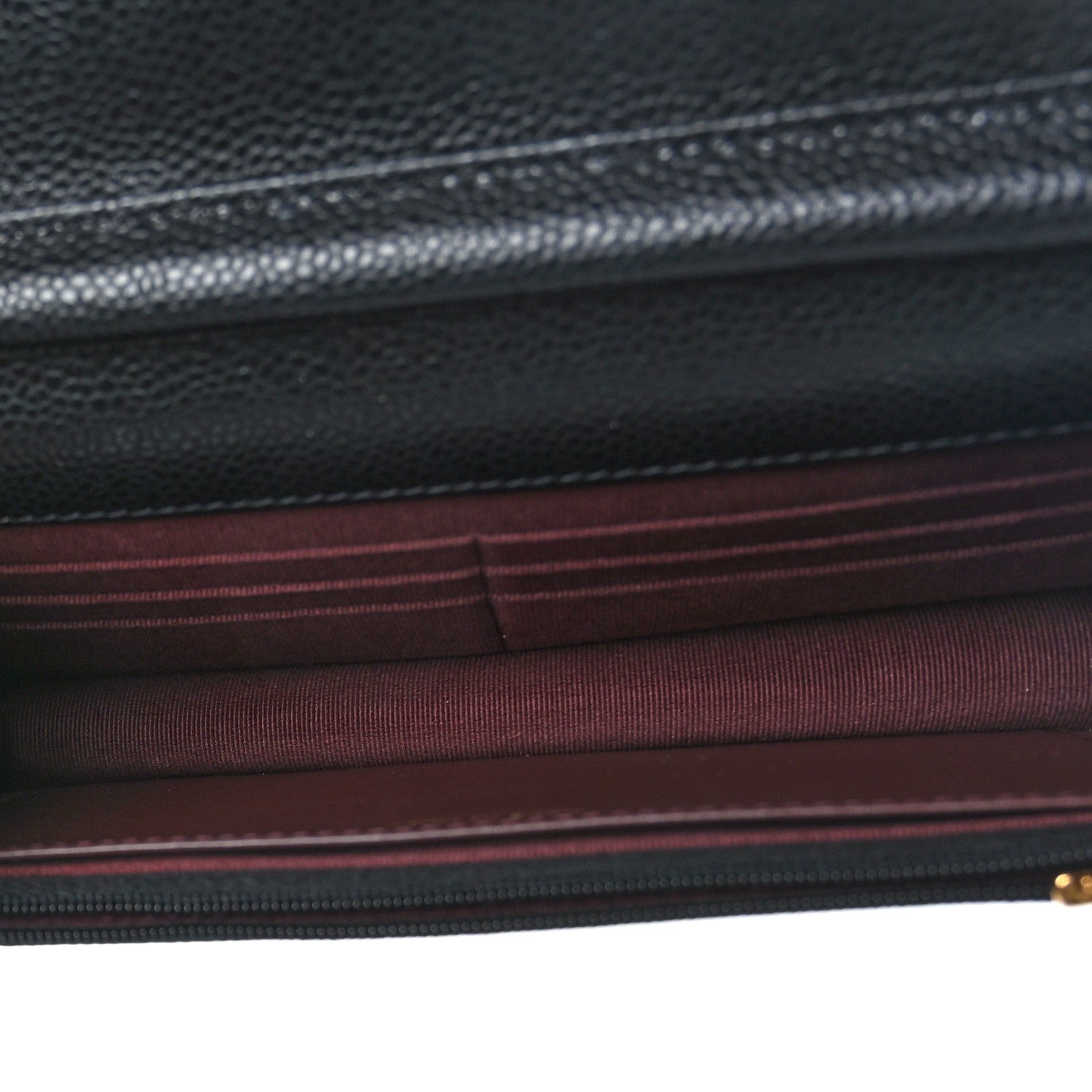 Chanel Caviar Quilted Wallet on Chain WOC Black 5 of 9