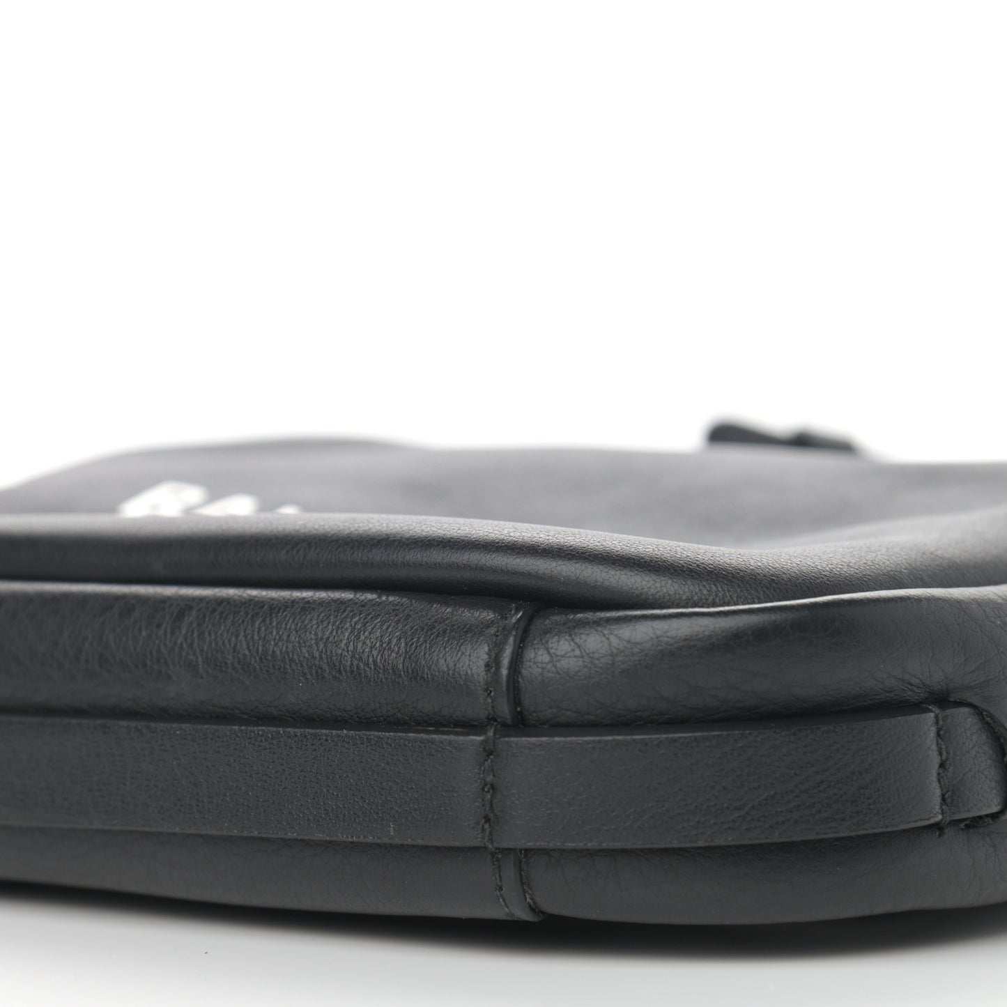 Calfskin Logo XS Everyday Camera Bag Black