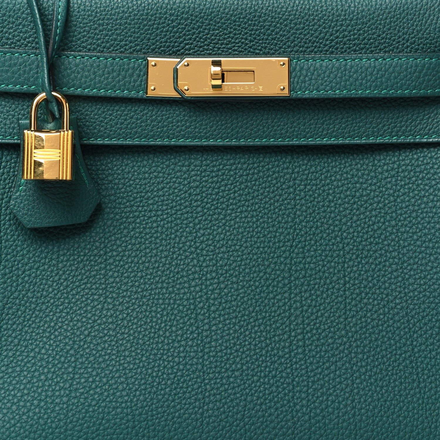 Hermes Togo Kelly Retourne 28 Malachite 8 of 11