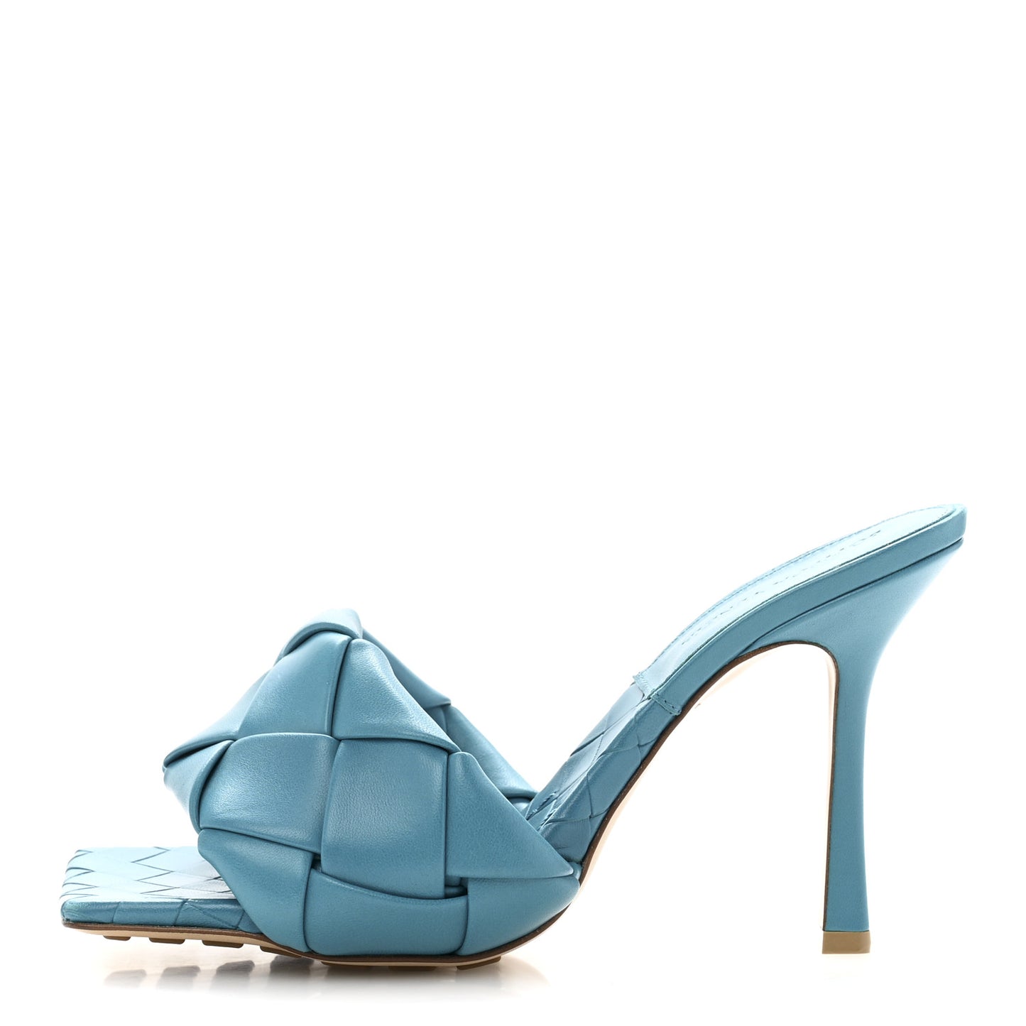 Nappa Maxi Intrecciato Lido 90mm Mule Sandals 39.5 Blaster