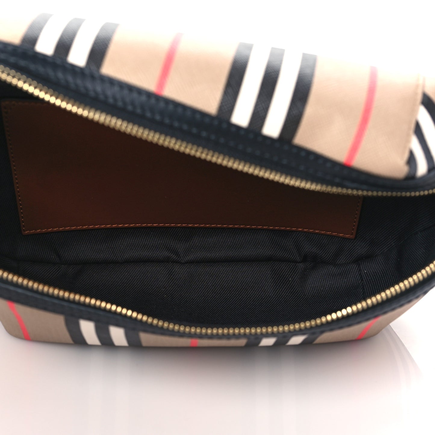 E-Canvas Icon Stripe Sonny Bum Bag Archive Beige
