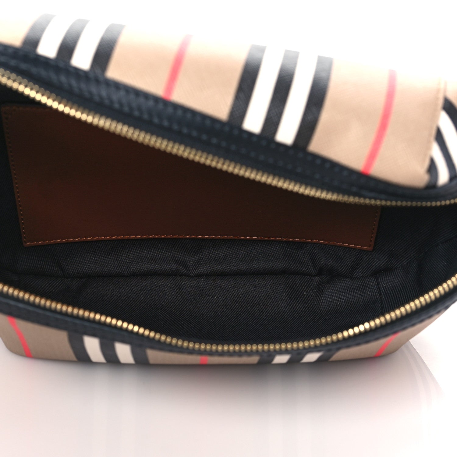 Burberry E-Canvas Icon Stripe Sonny Bum Bag Archive Beige 5 of 9