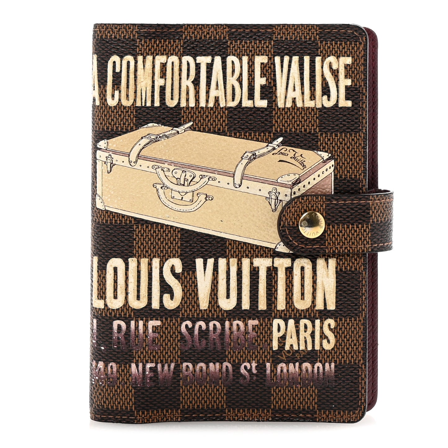 Damier Ebene Valise Small Ring Agenda Cover