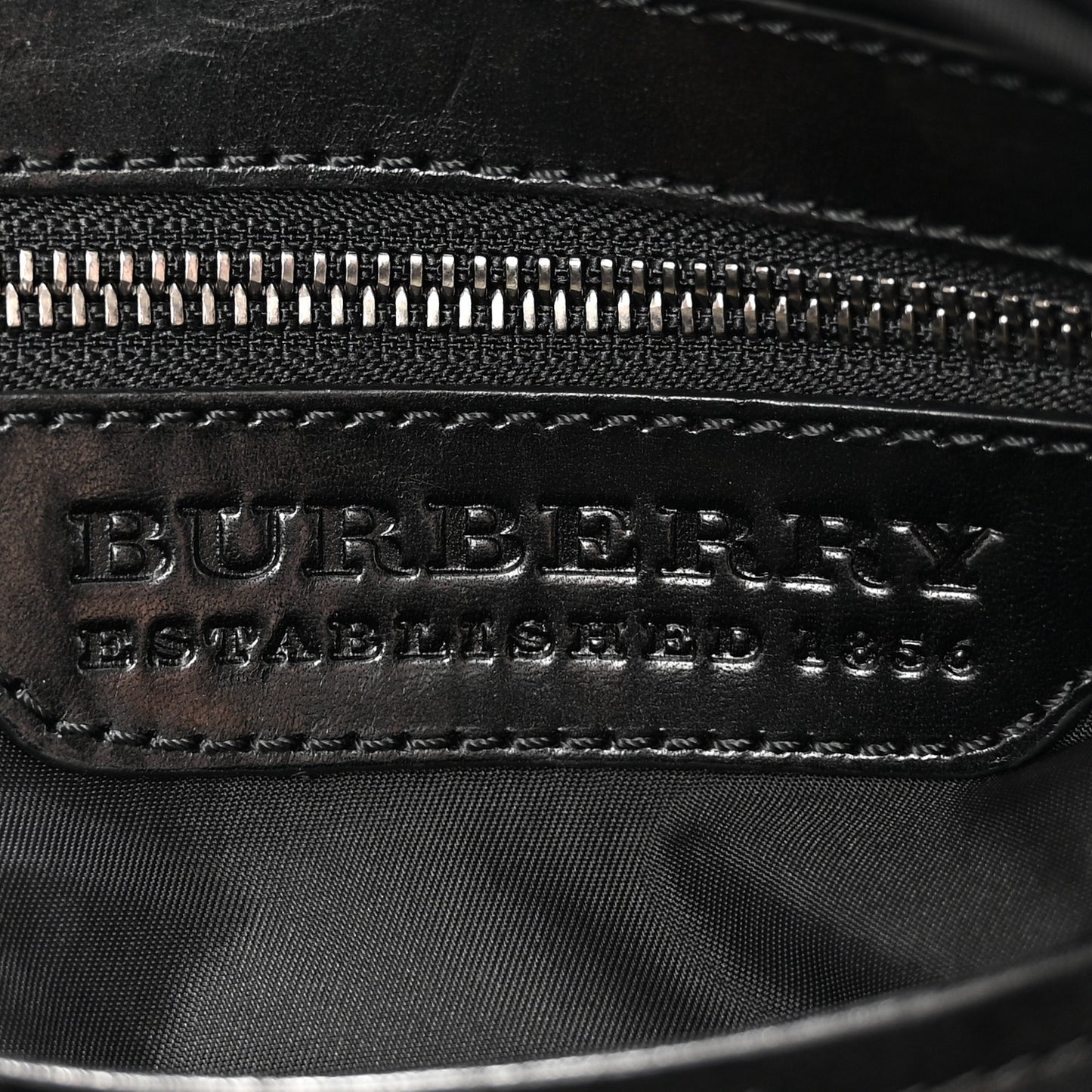 Nylon Smoked Check Weekend Duffle Bag Black