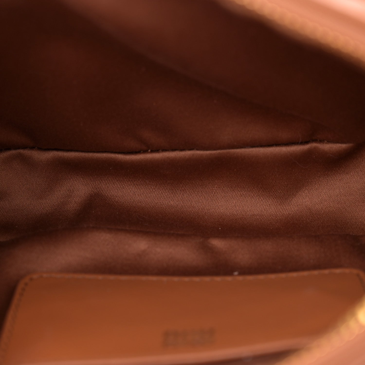 Miu Miu Calfskin Mini Arcadie Top Handle Bag Cognac 5 of 11