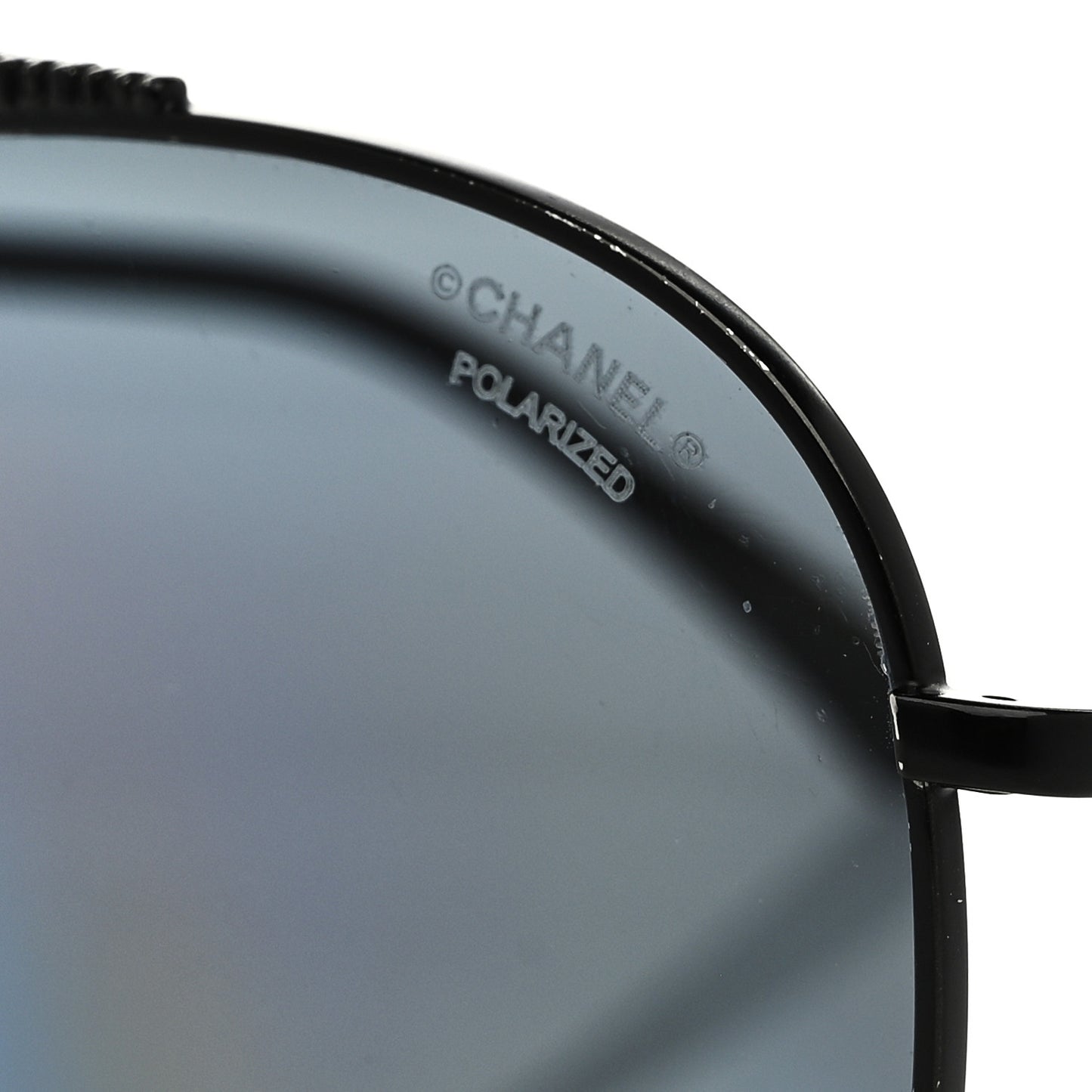Metal Polarized Pilot Aviator Sunglasses 4231 Black