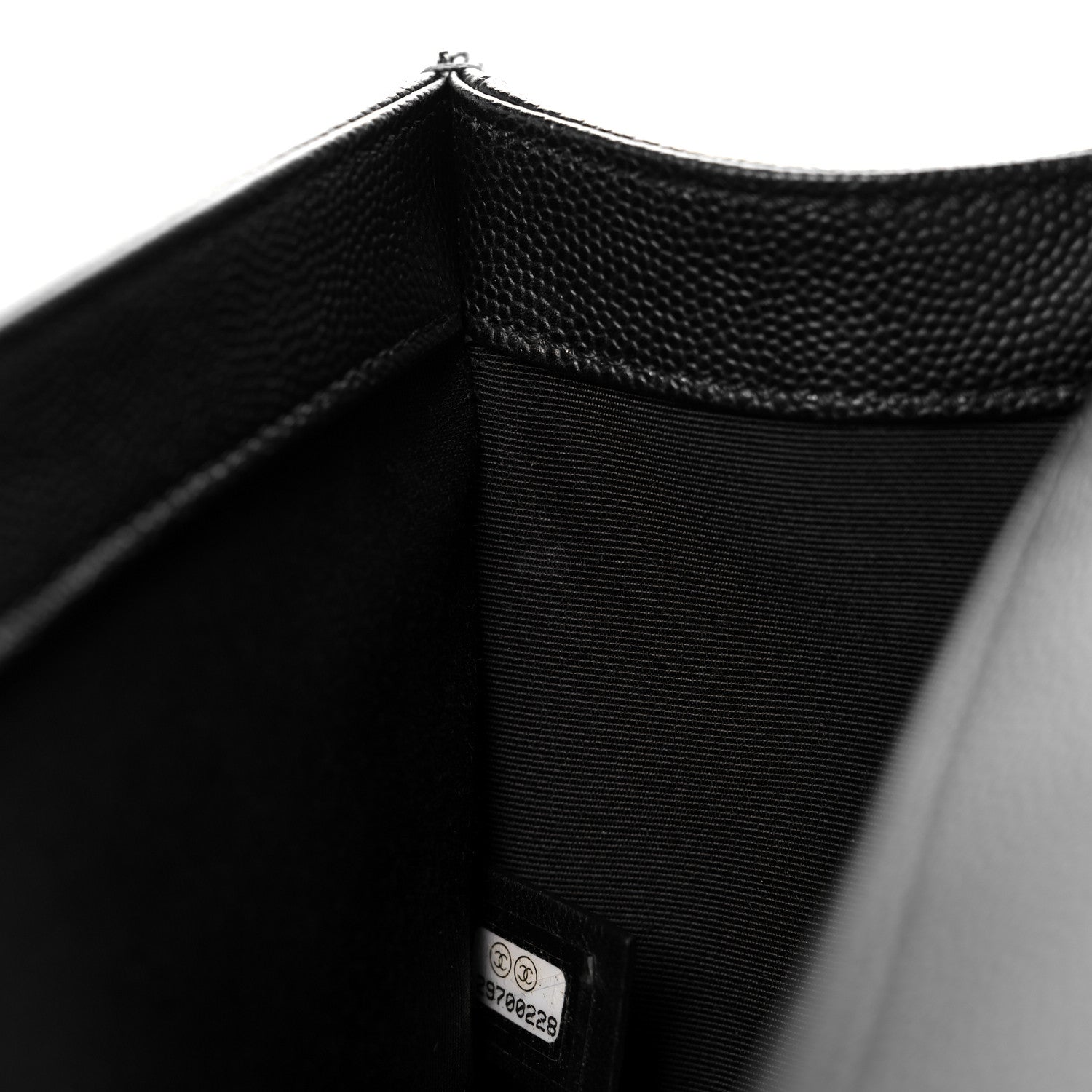 Chanel Caviar Quilted Medium Boy Flap Black 12 of 13