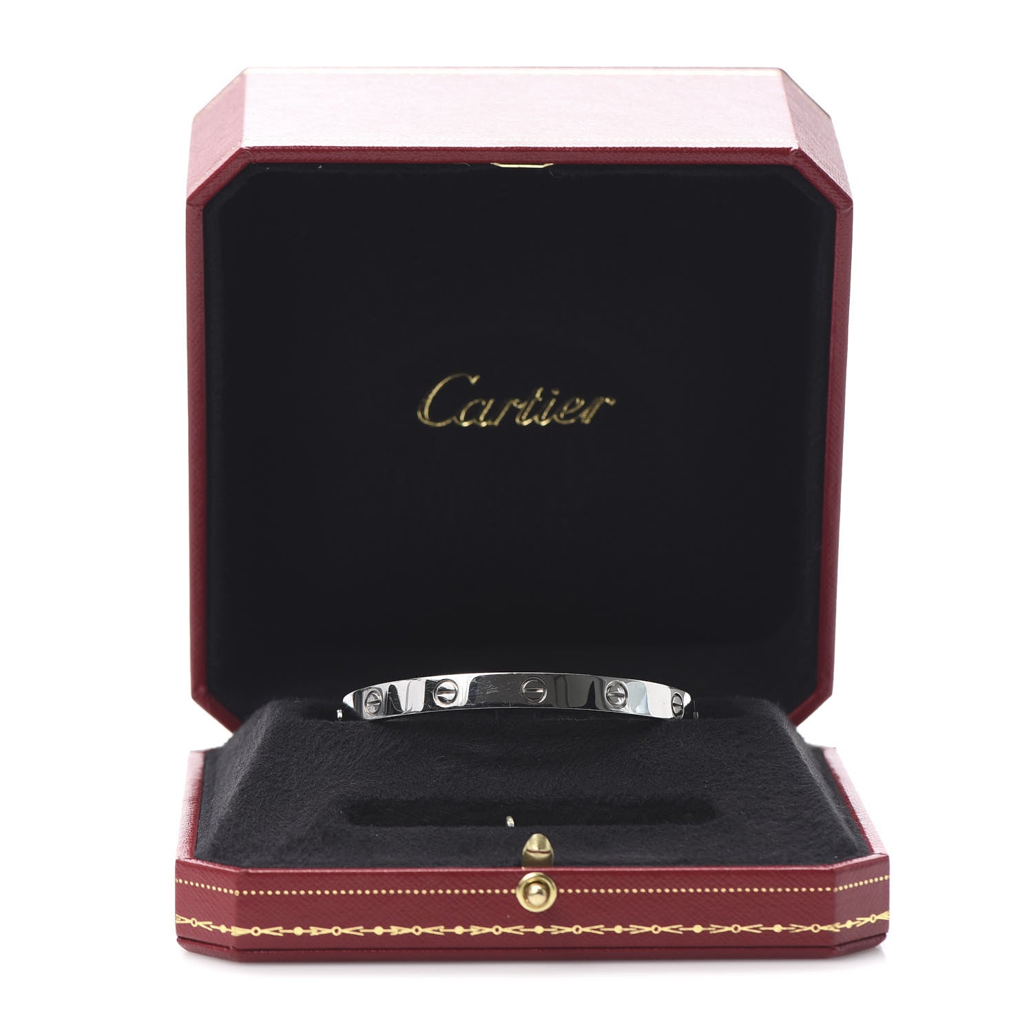 Cartier 18K White Gold LOVE Bracelet 18 6 of 6