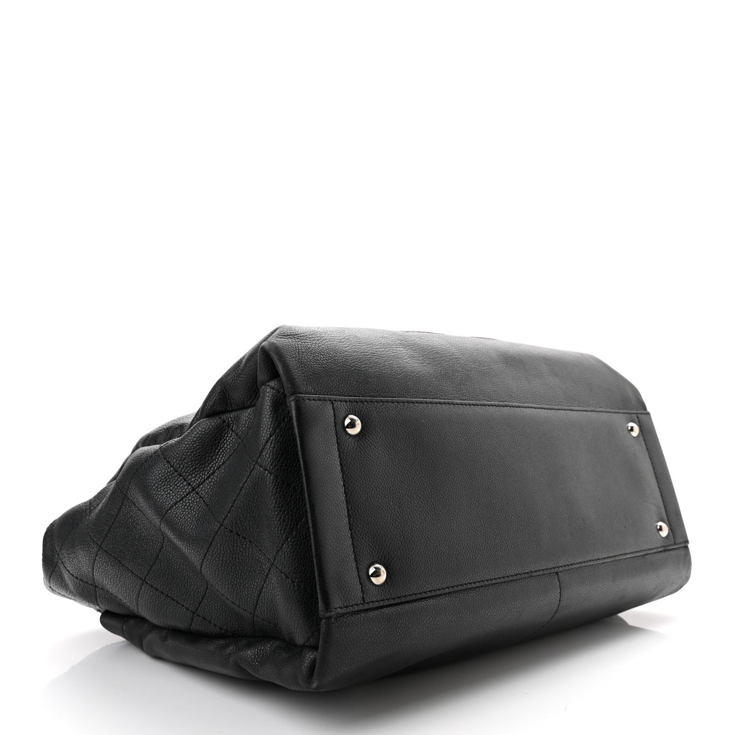 Caviar Large Executive Cerf Shopper Tote Black