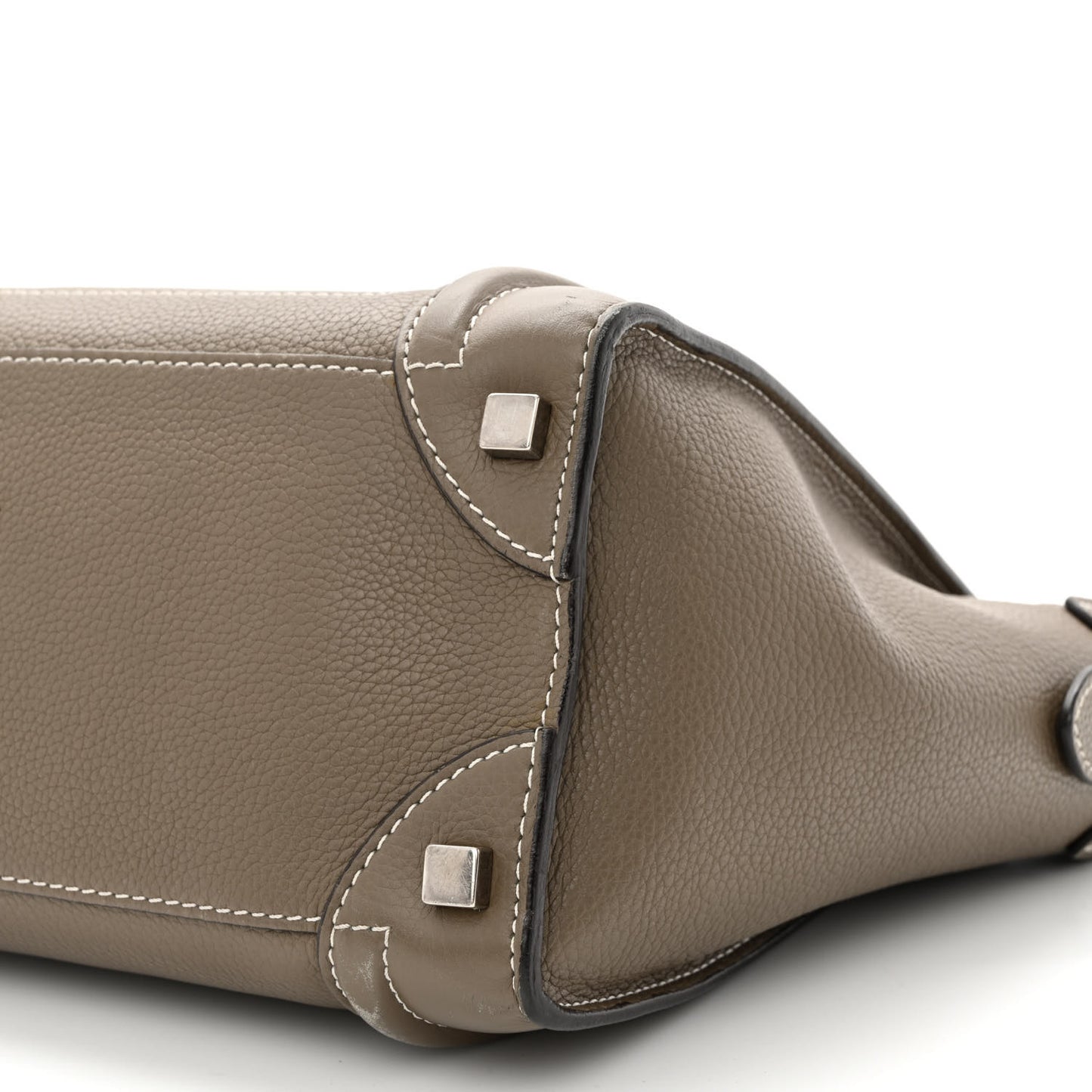 Drummed Calfskin Micro Luggage Souris