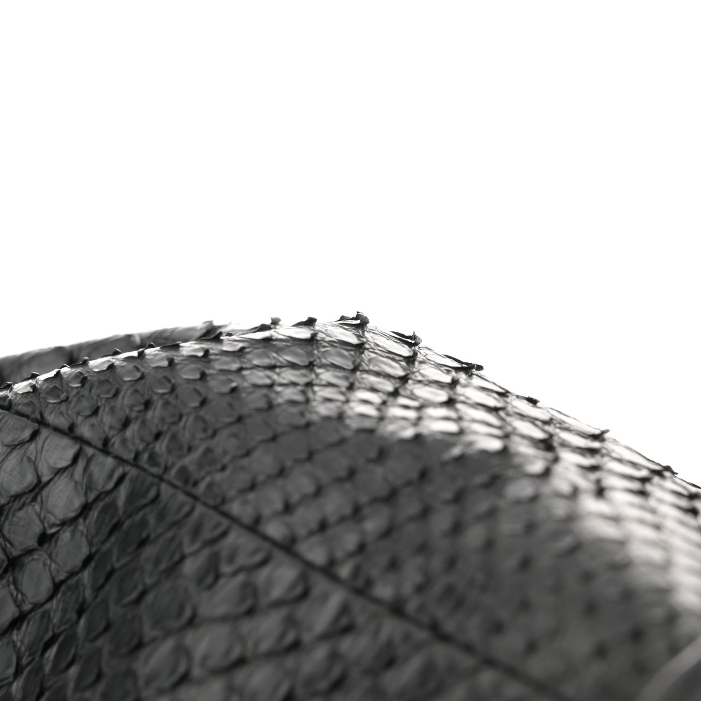 Snakeskin Small Gabrielle Backpack Black