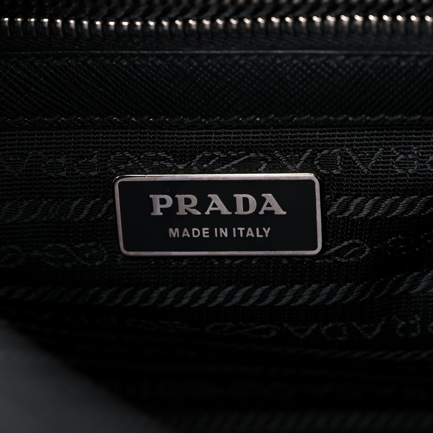 Prada Saffiano Pushlock Satchel Black 5 of 16